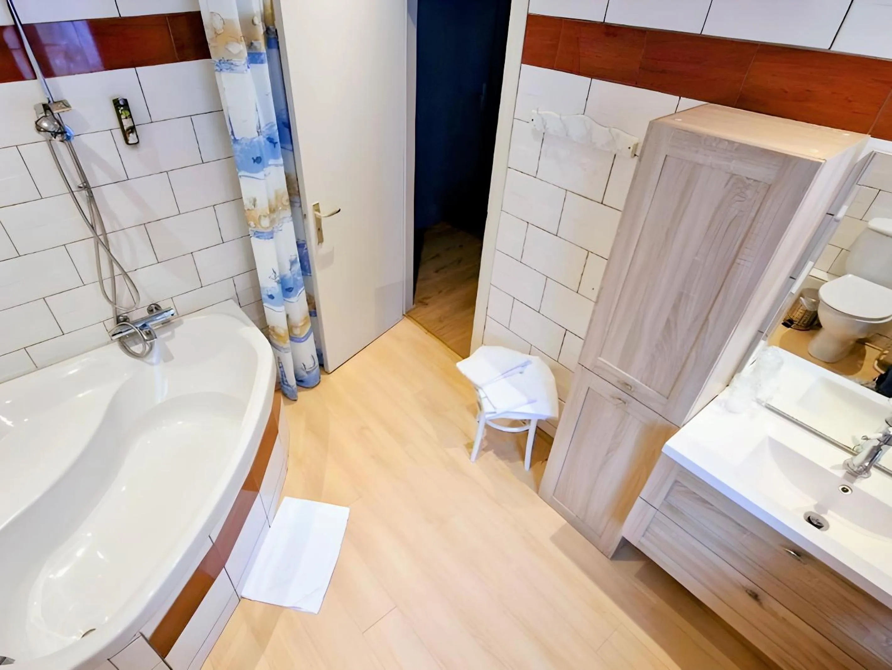 Bathroom in Hotel-Restaurant Bonhomme