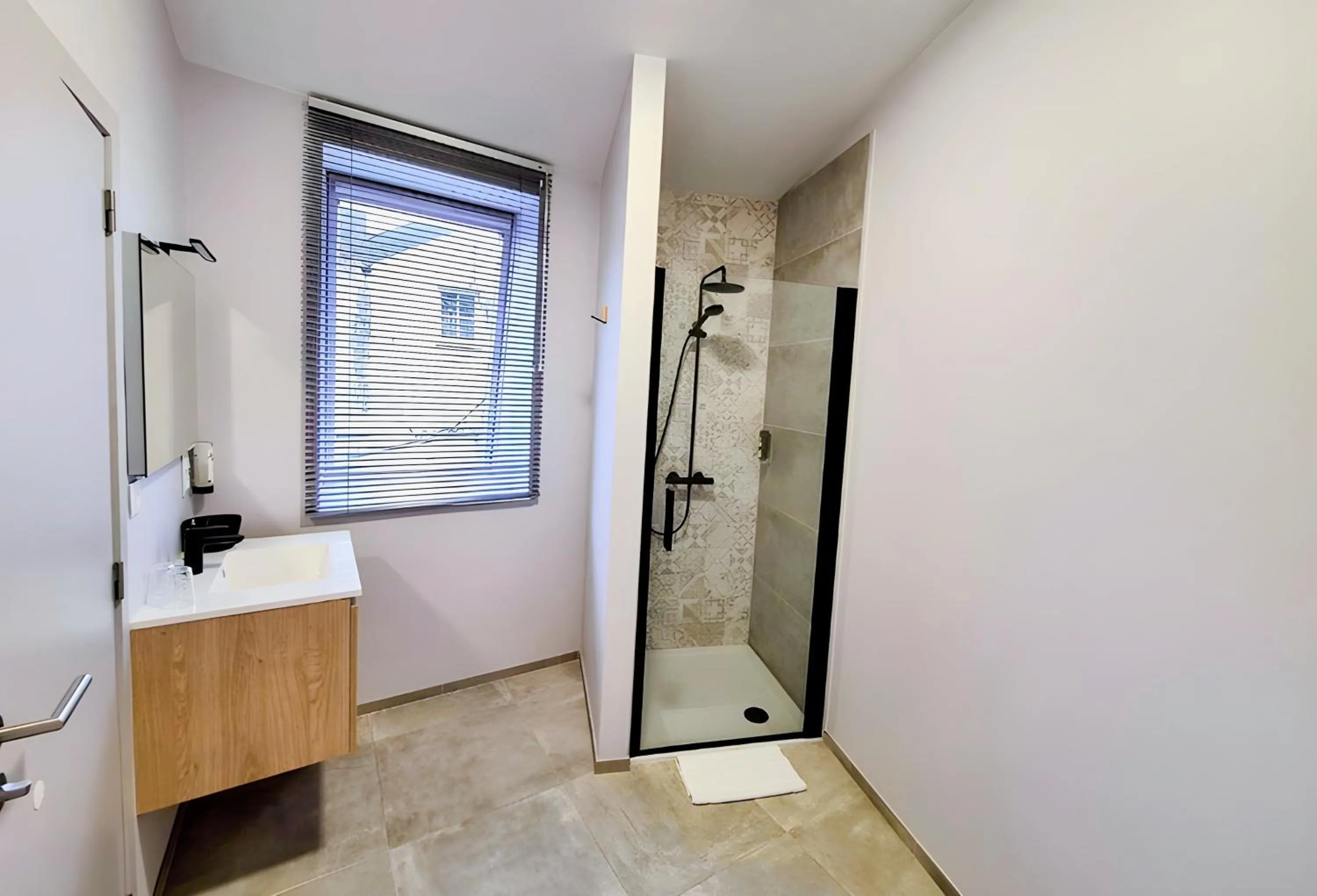 Bathroom in Hotel-Restaurant Bonhomme