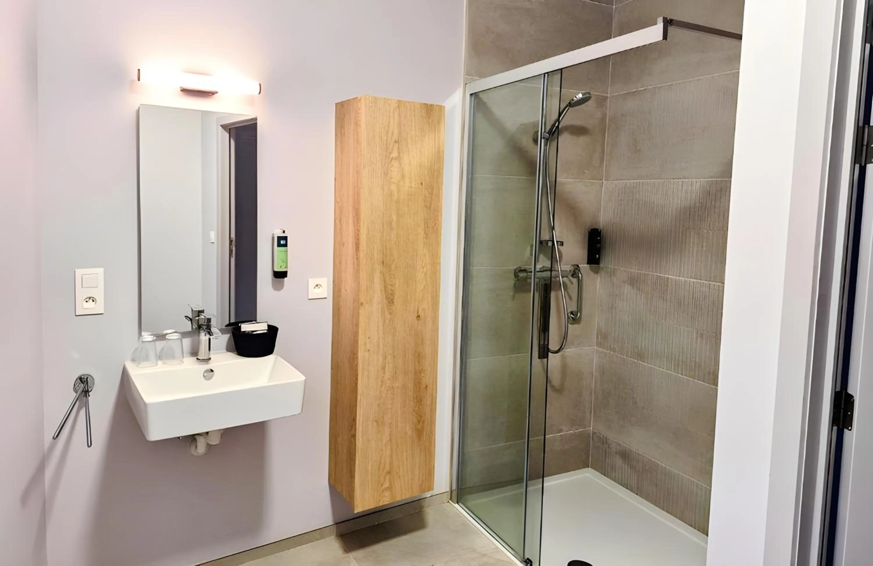 Bathroom in Hotel-Restaurant Bonhomme