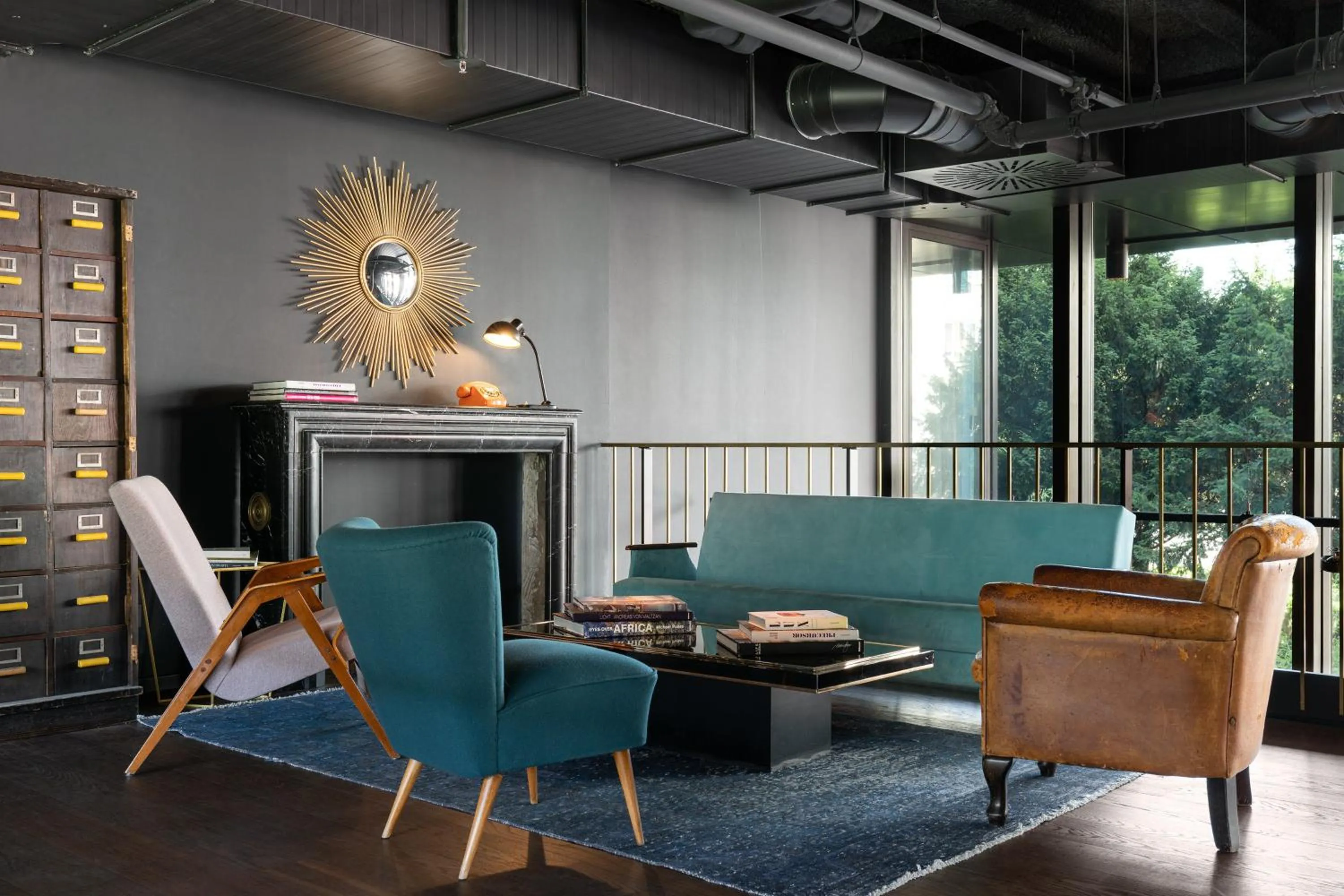 Library in Ruby Lilly Hotel Munich