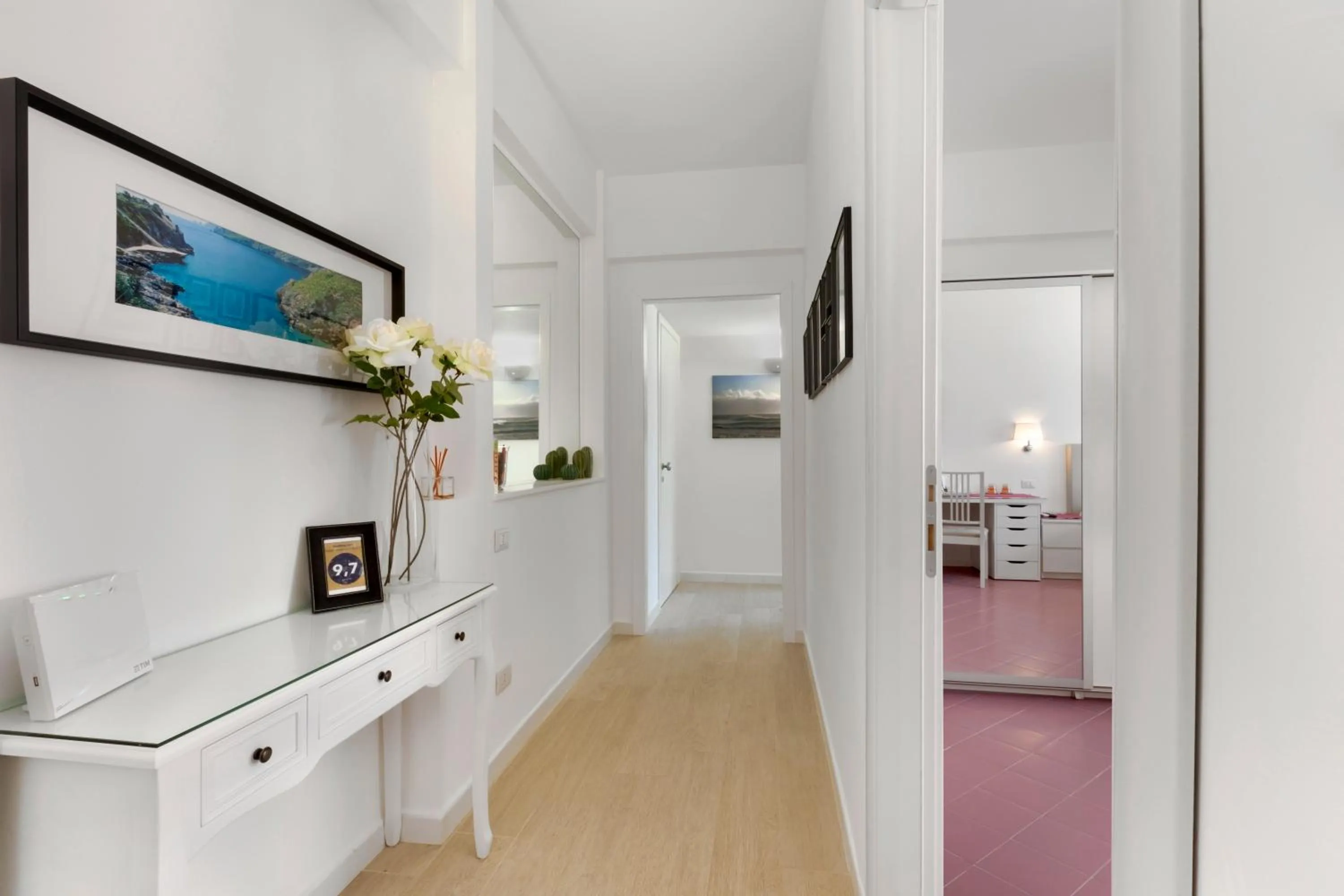 Decorative detail in A Sorrento B&B