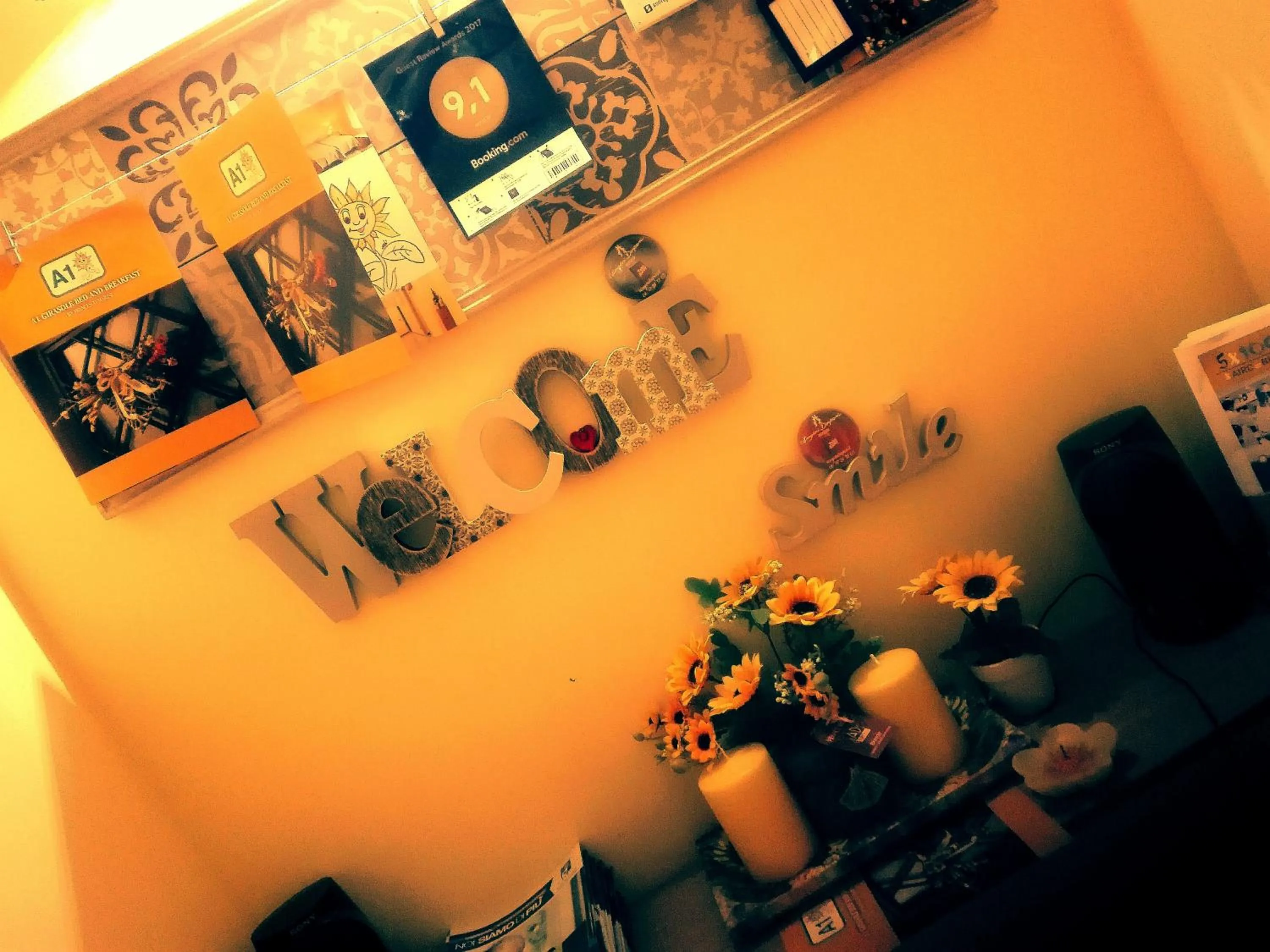 Decorative detail in A1 Girasole B&B