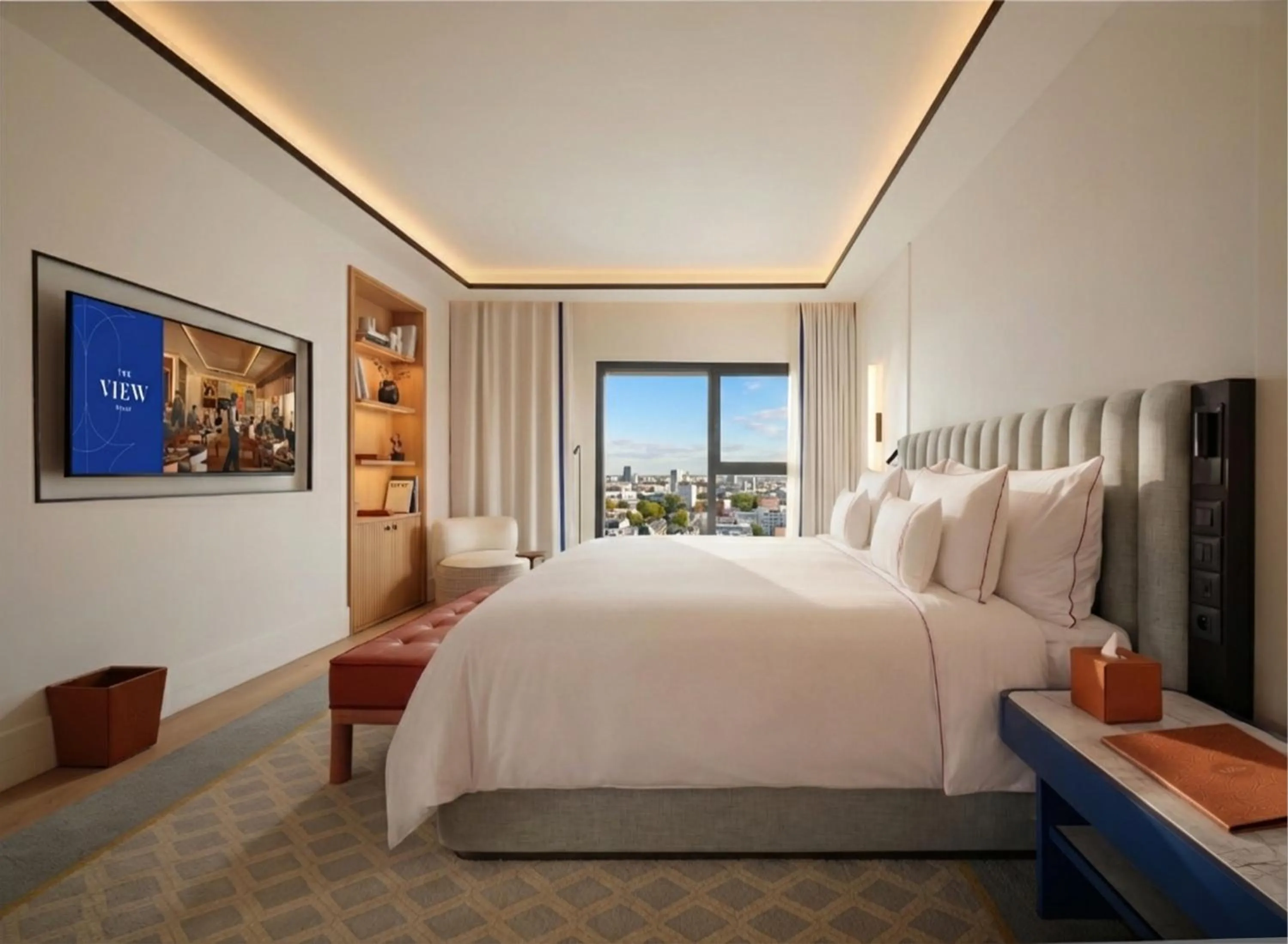 Bedroom, Bed in The View Rabat