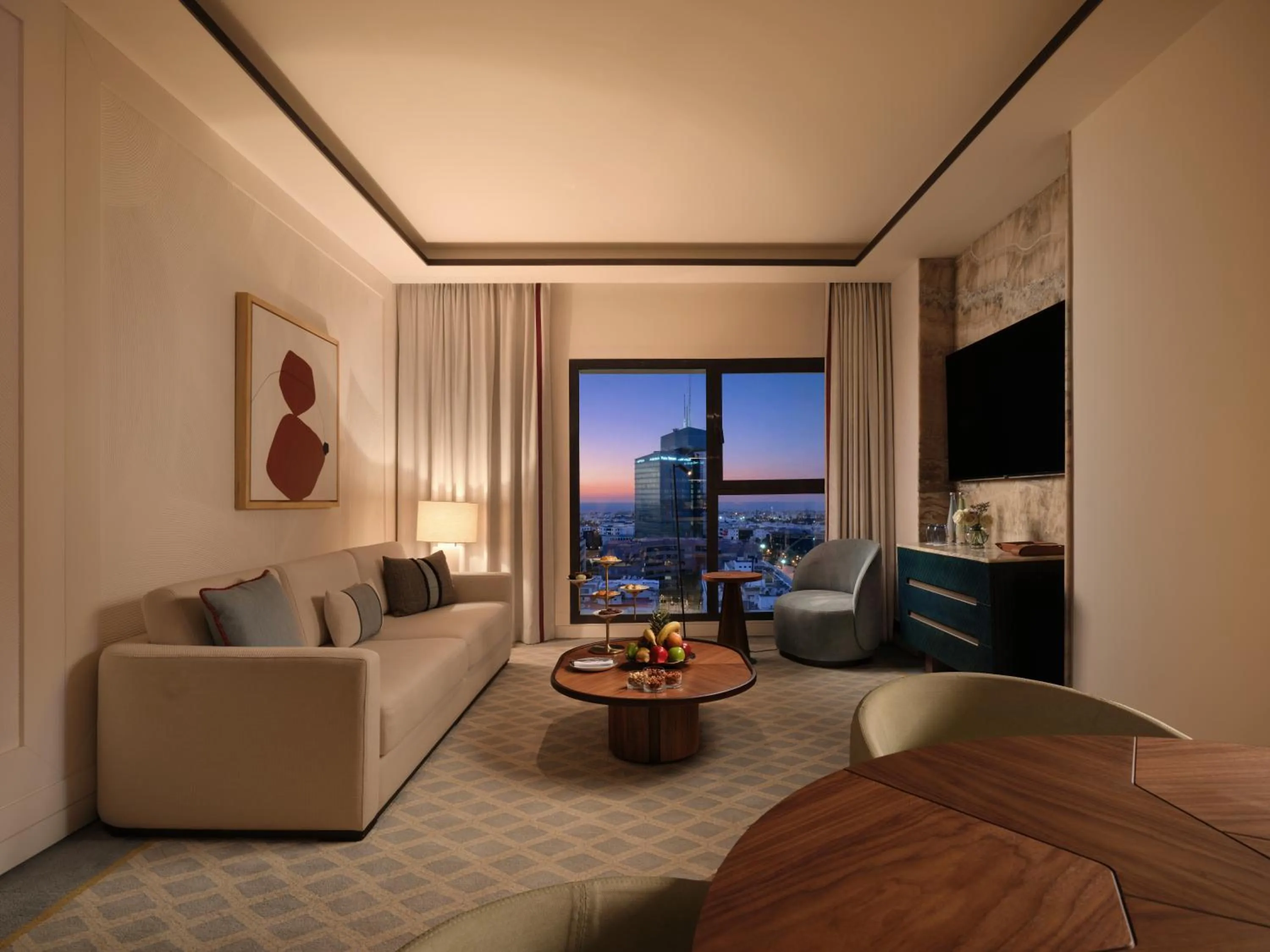 Living room in The View Rabat