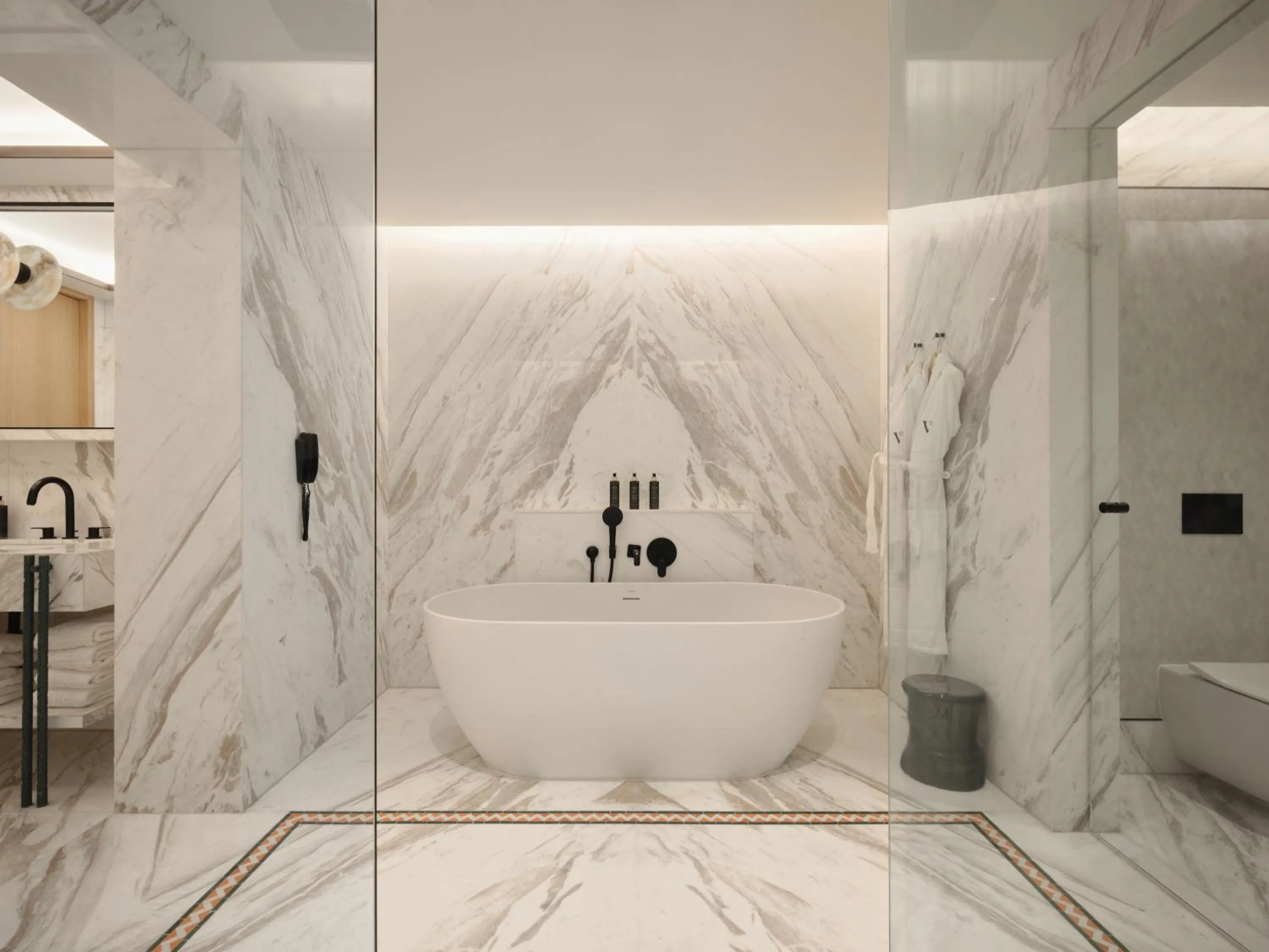 Bathroom in The View Rabat