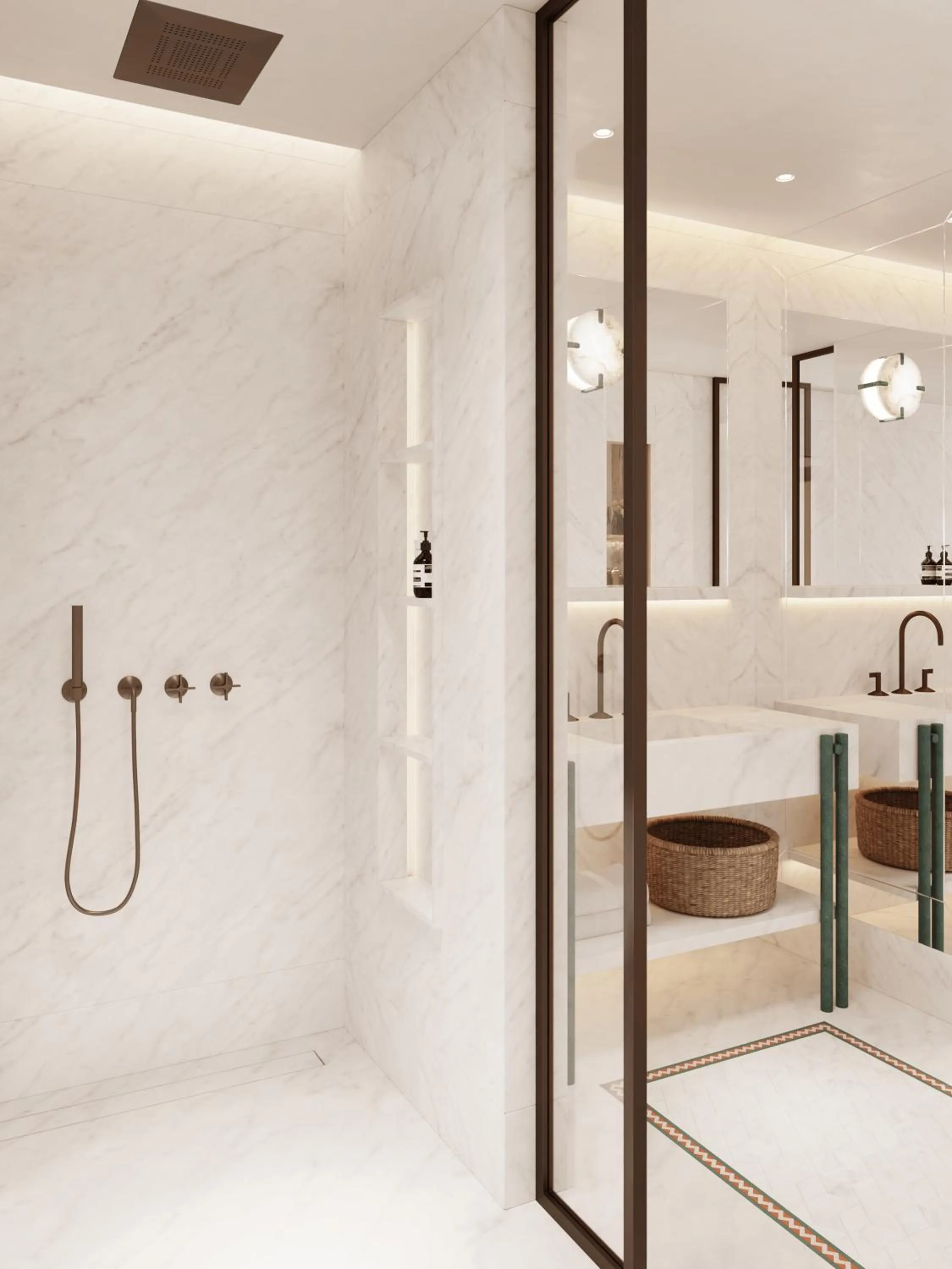 Shower in The View Rabat