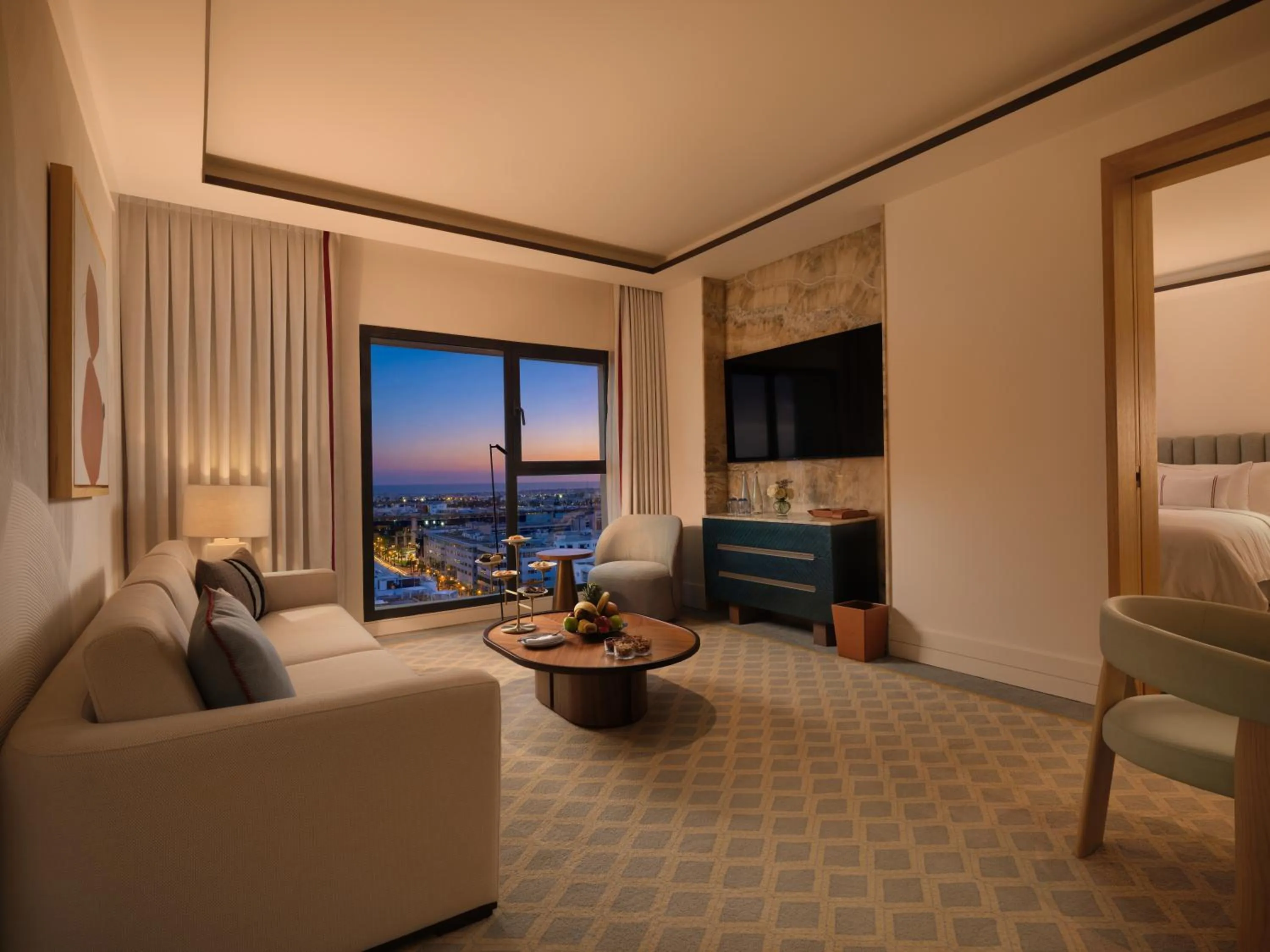 Living room in The View Rabat