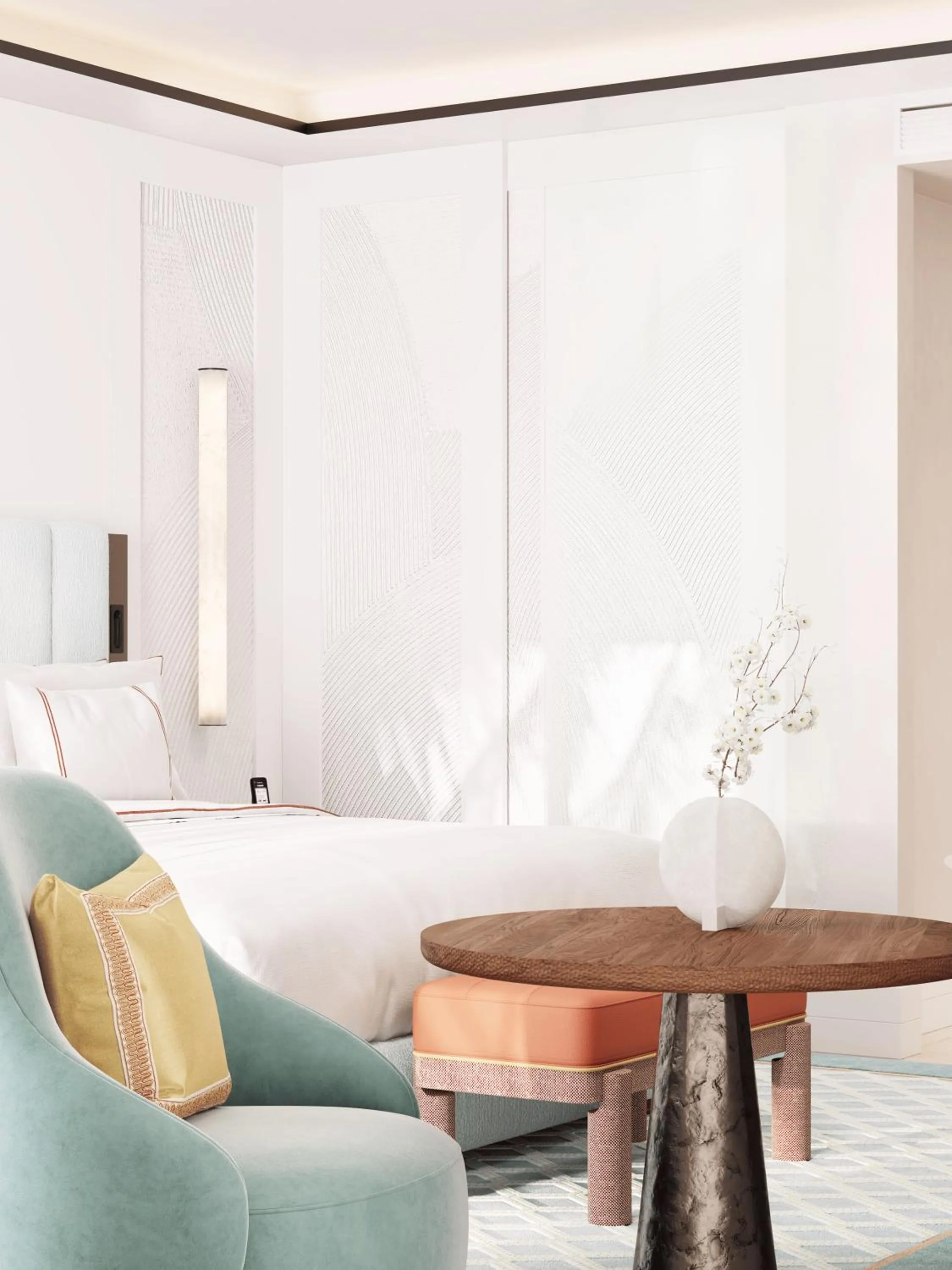 Seating area in The View Rabat