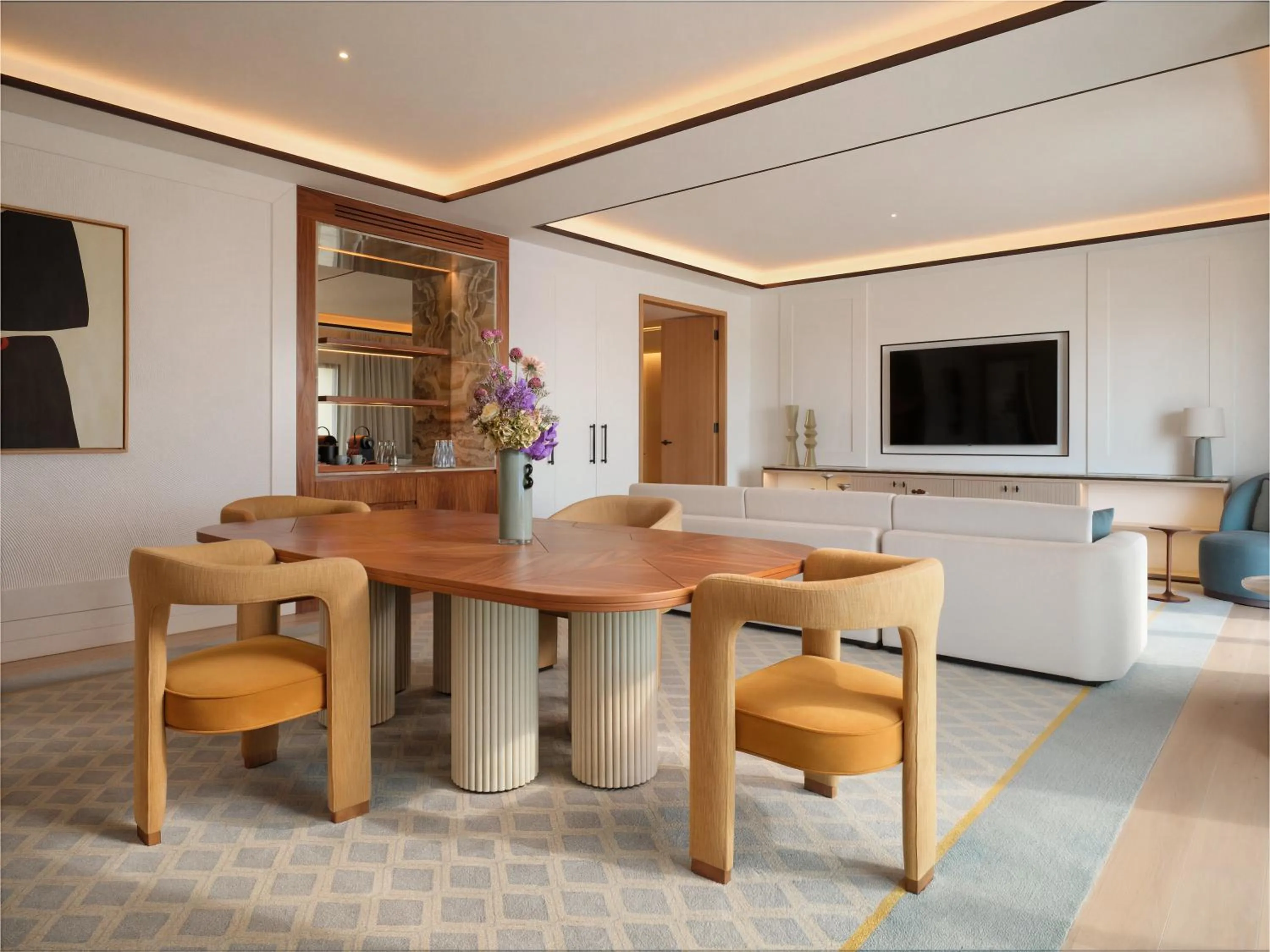 Living room in The View Rabat