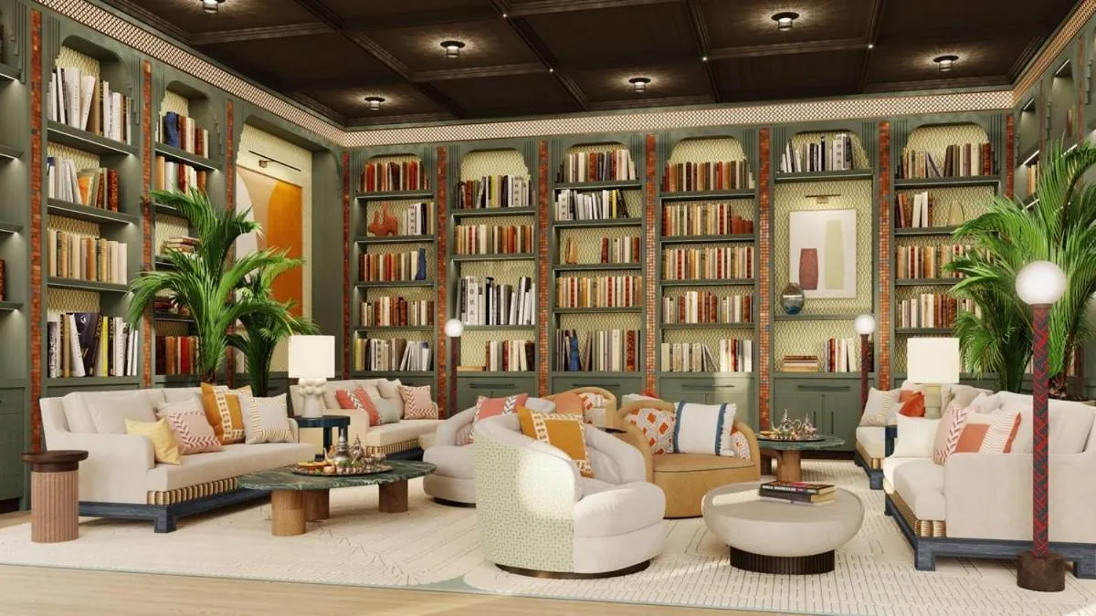 Seating area in The View Rabat