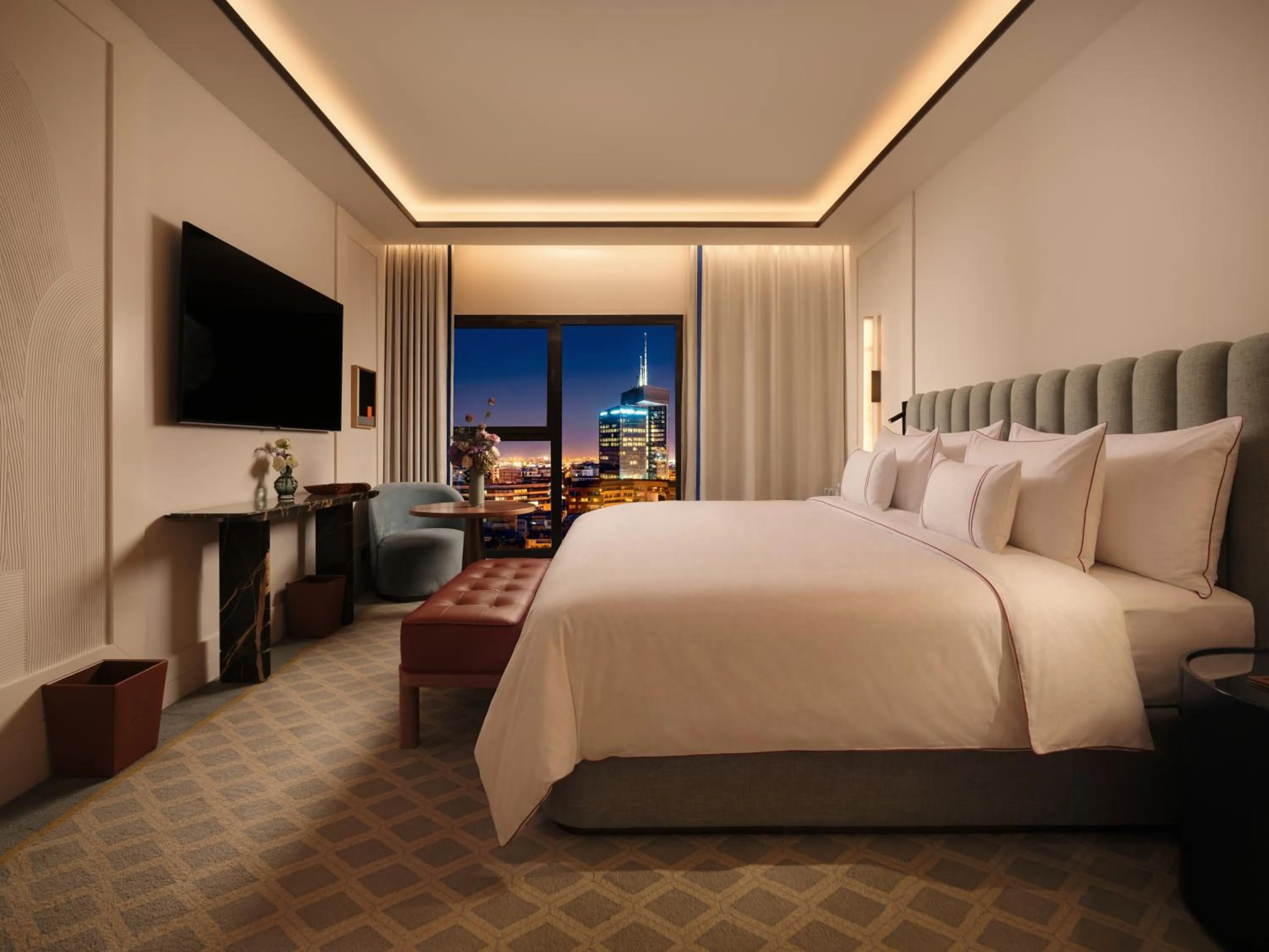 Photo of the whole room, Bed in The View Rabat