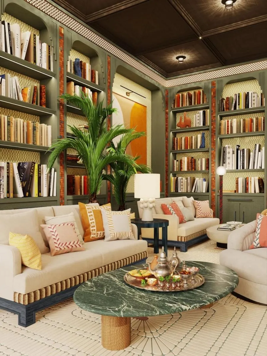 Library in The View Rabat