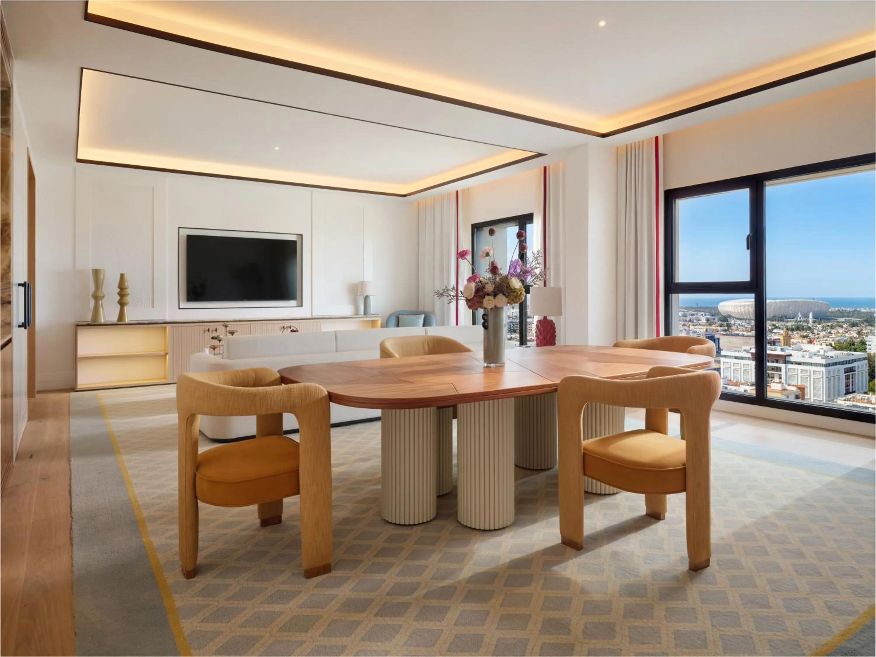 Living room in The View Rabat