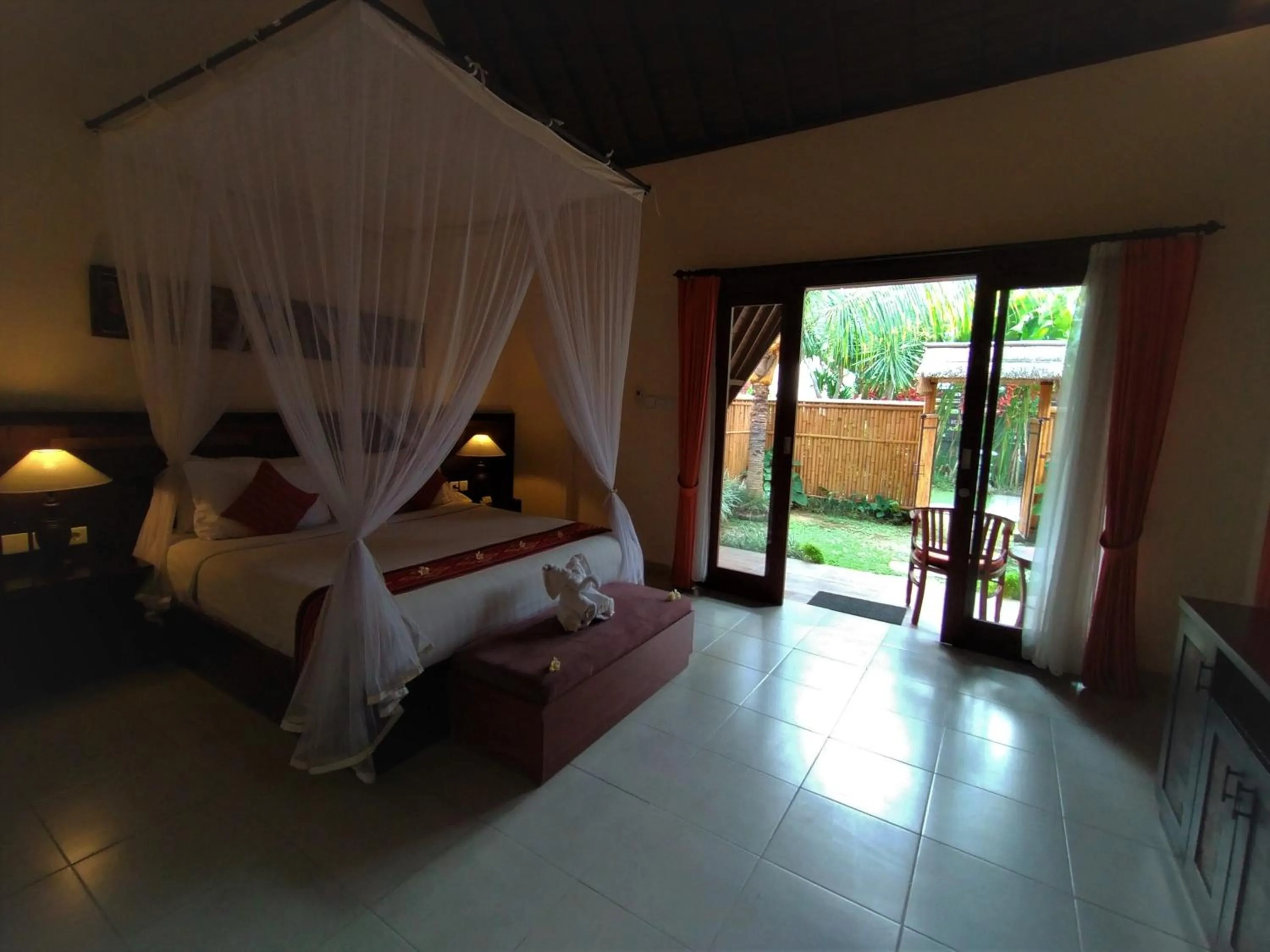 Garden view, Bed in Pondok Massas Ubud