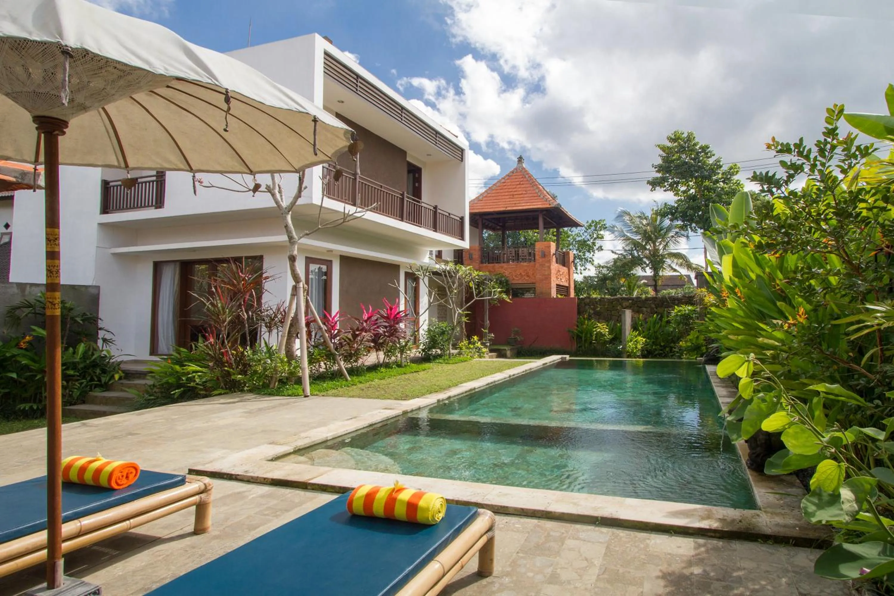 Pool view in Pondok Massas Ubud