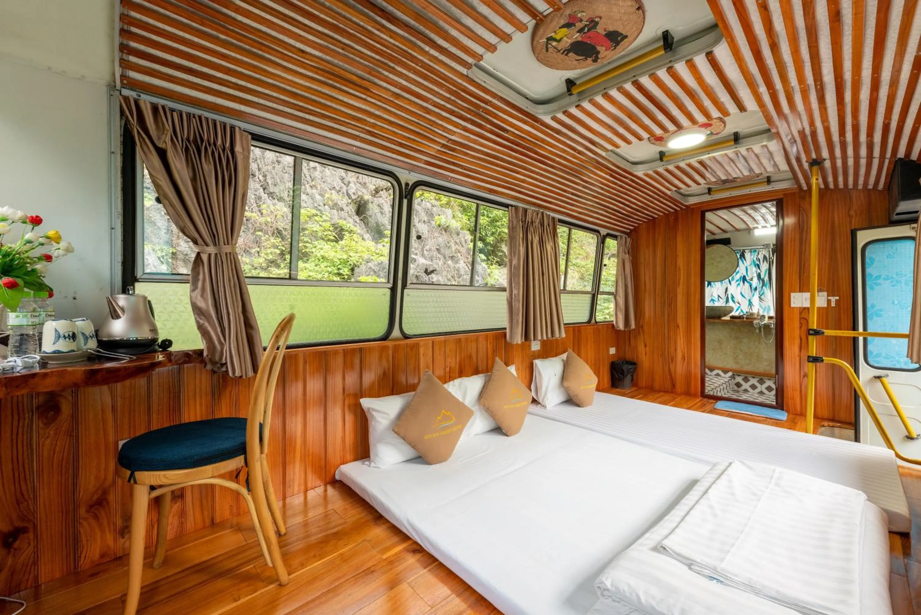 Photo of the whole room, Bed in An's Eco Garden Resort