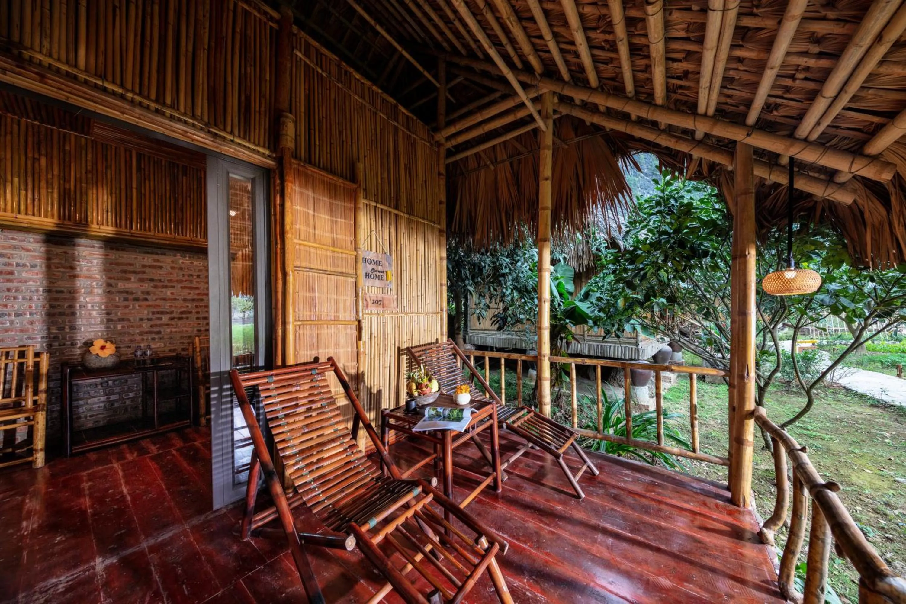 Balcony/Terrace in An's Eco Garden Resort