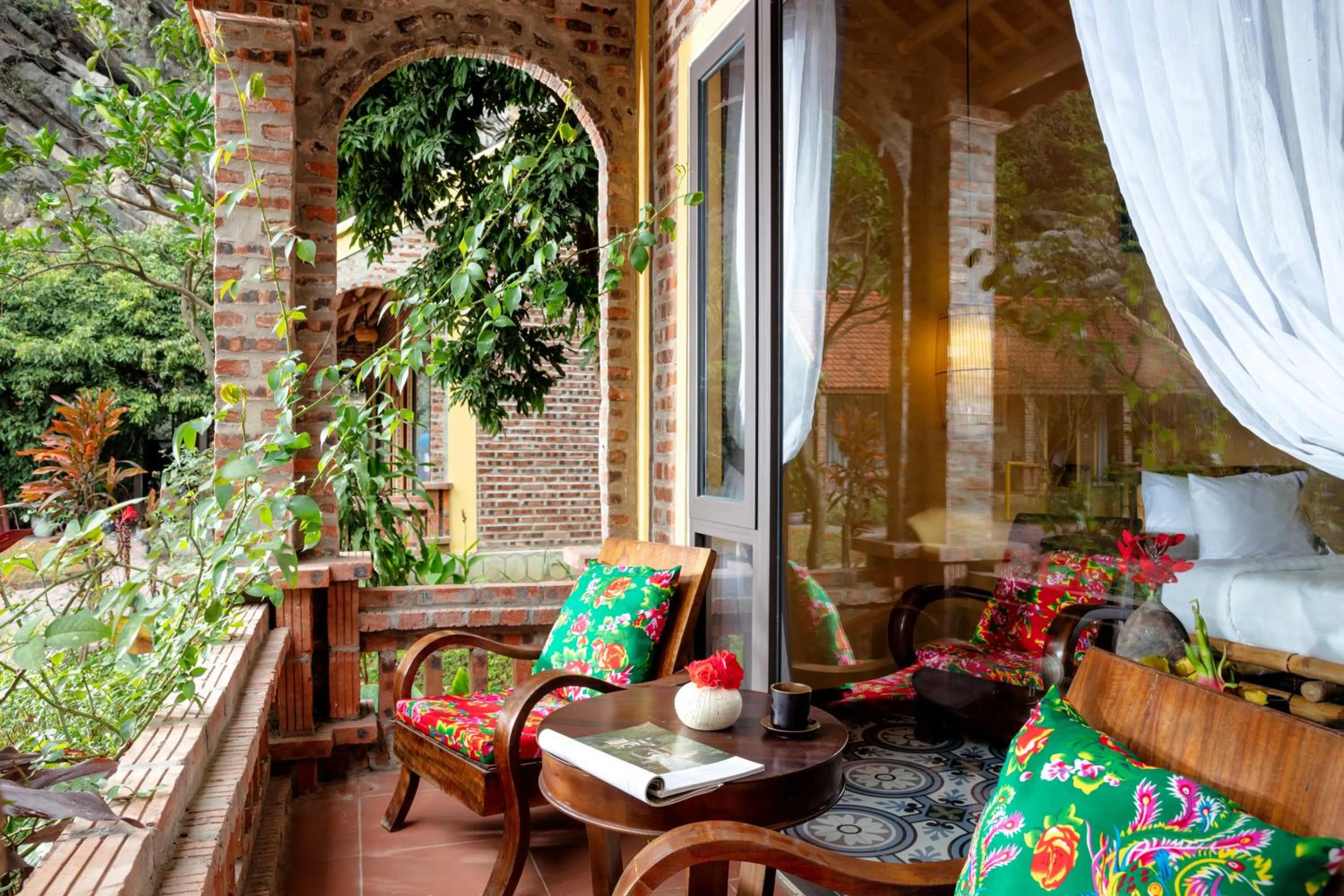 Balcony/Terrace in An's Eco Garden Resort