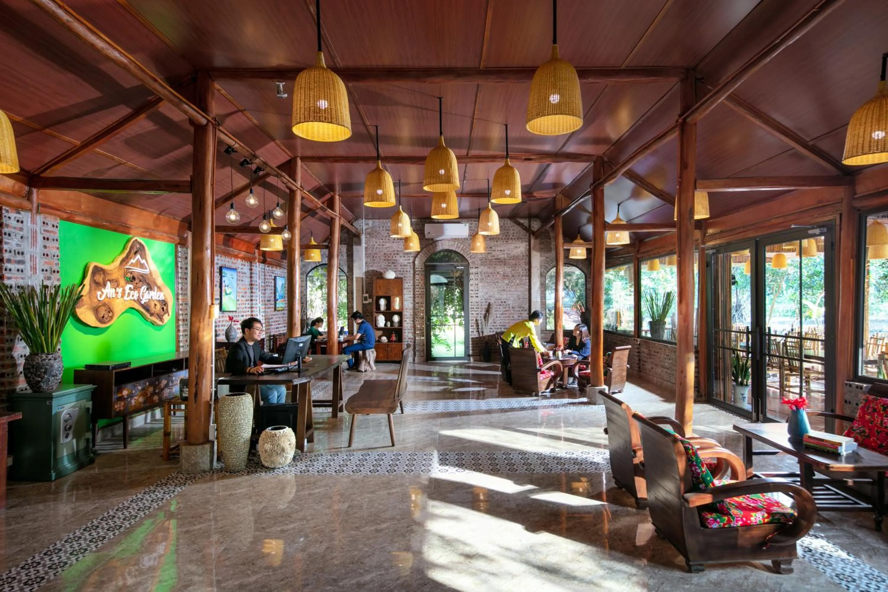 Lobby or reception in An's Eco Garden Resort