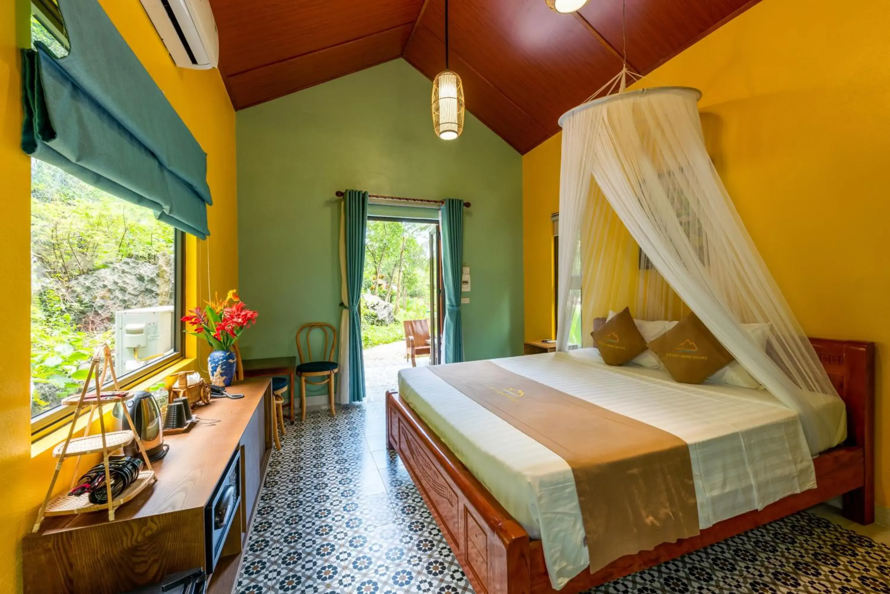 Superior Double Room in An's Eco Garden Resort Superior Double Room in An's Eco Garden Resort