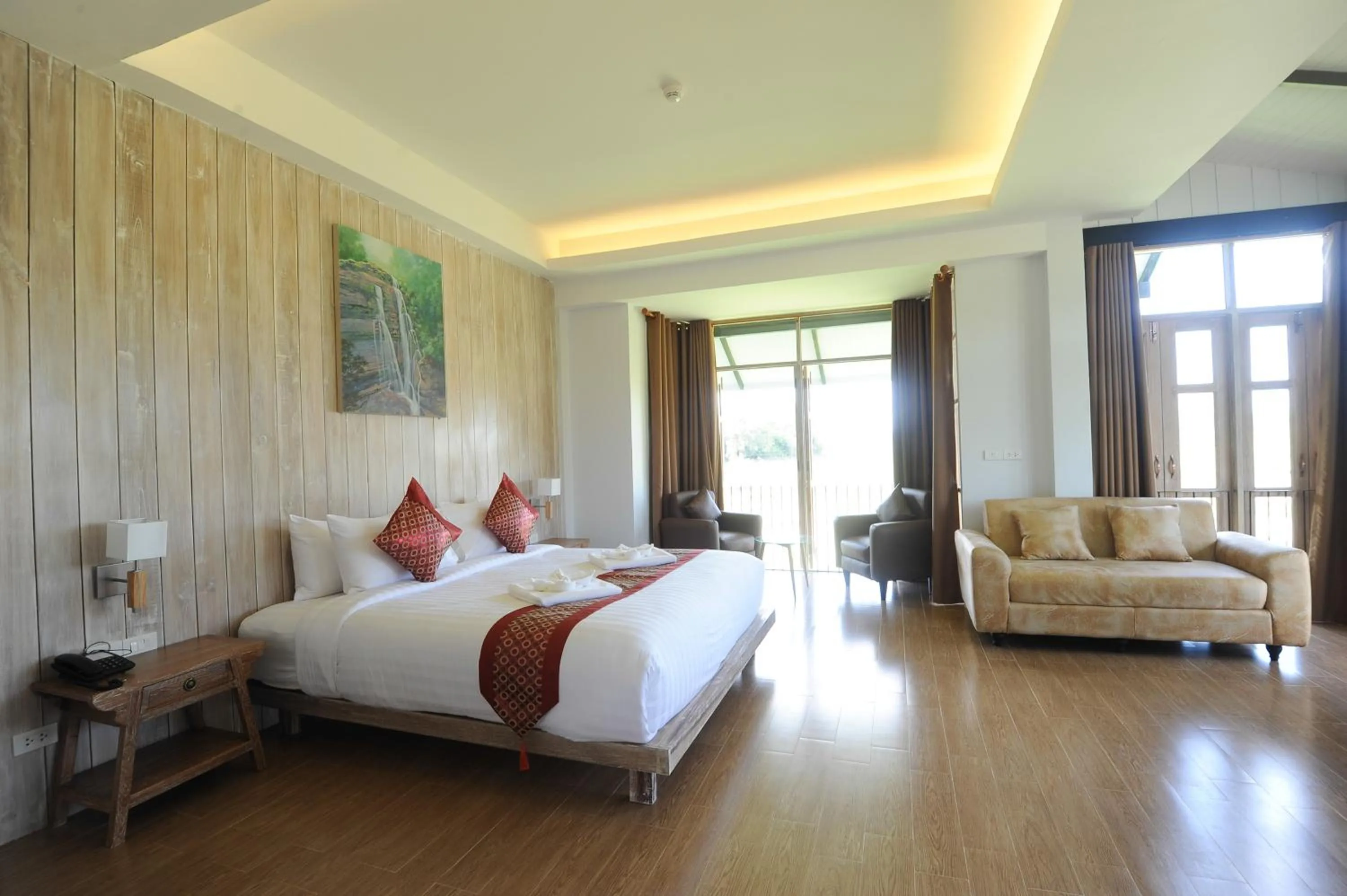 Photo of the whole room, Bed in NanSripanna resort