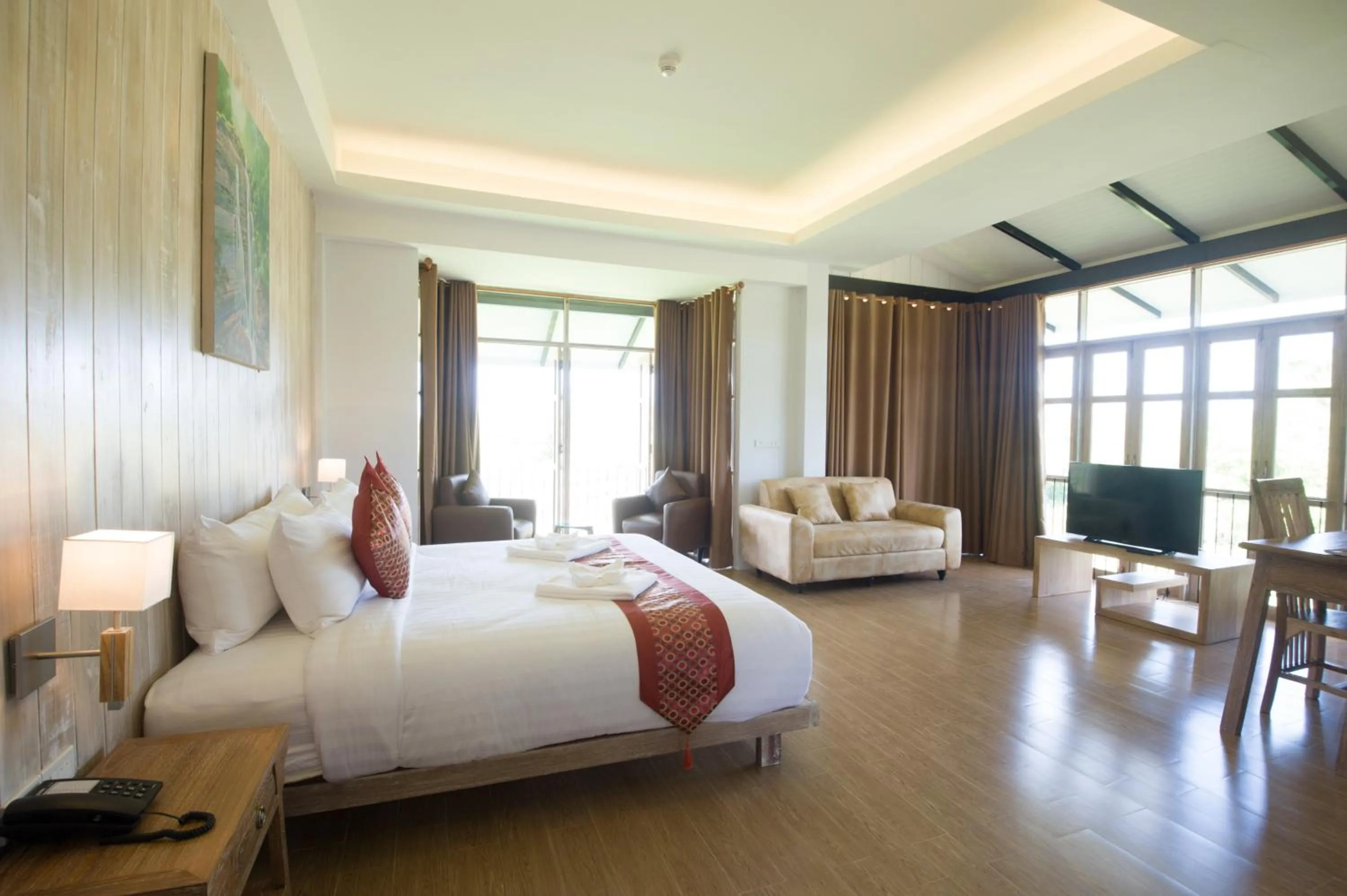 Photo of the whole room, Bed in NanSripanna resort