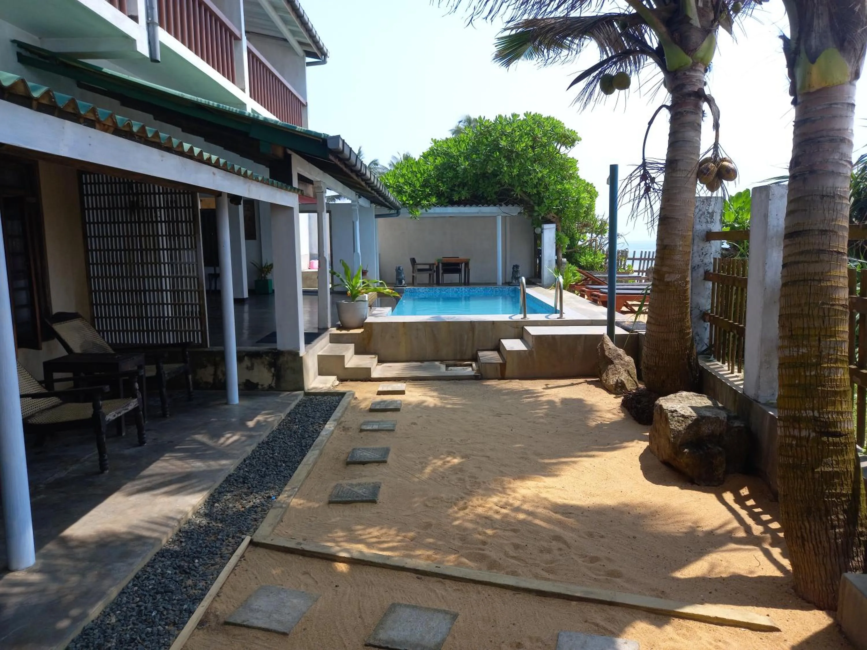 Patio in Asiri Yoga Retreat