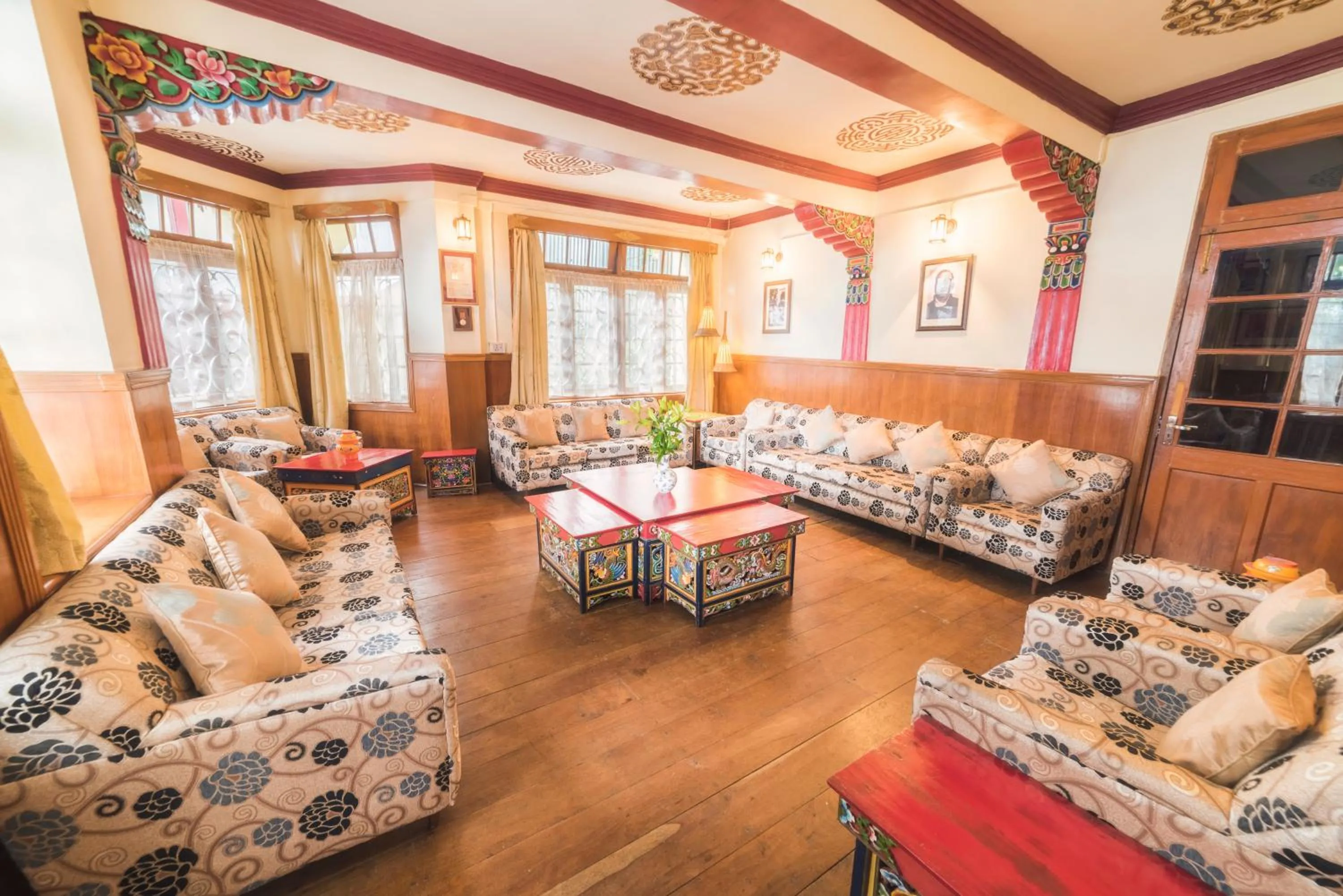 Living room in Netuk House a heritage boutique stay