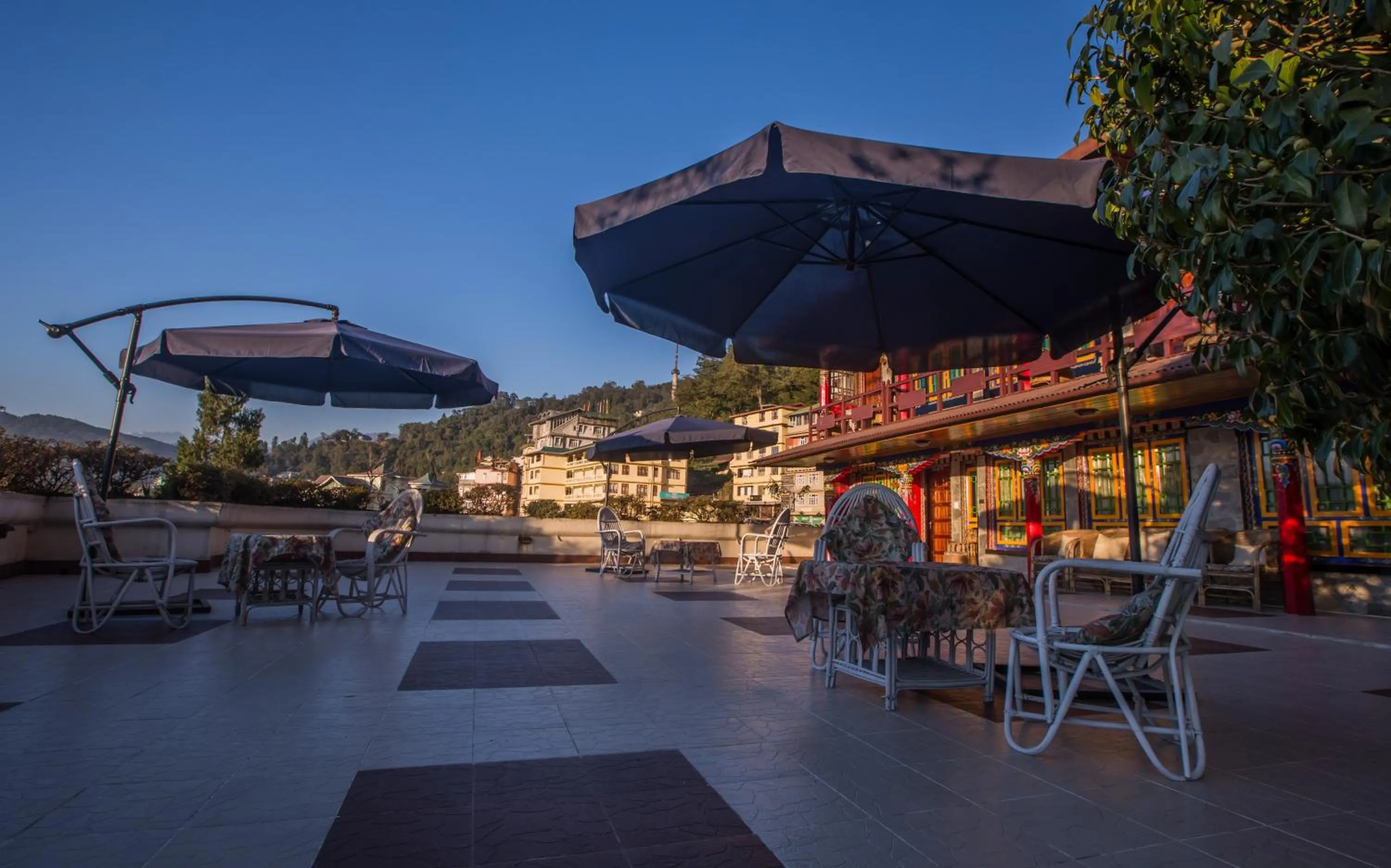 Patio in Netuk House a heritage boutique stay