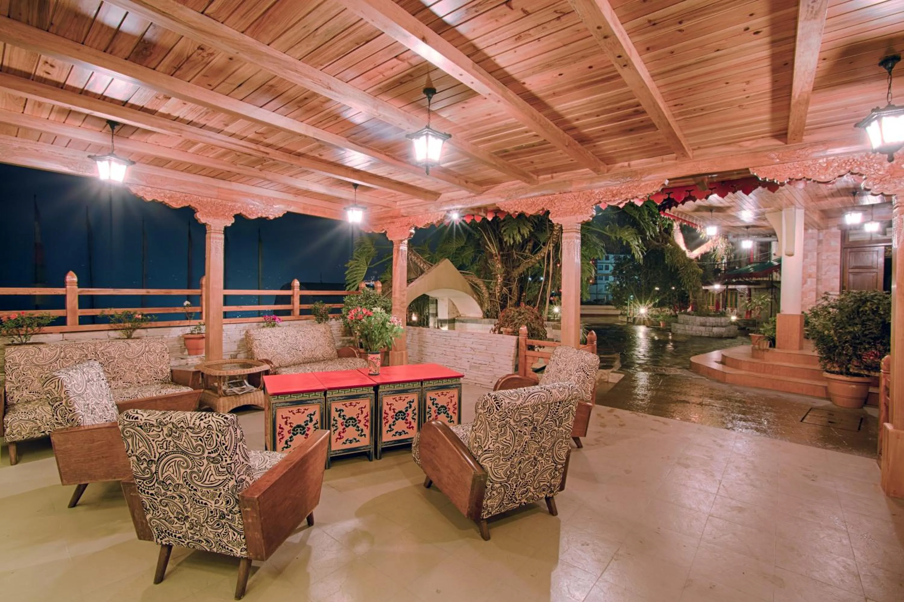 Patio in Netuk House a heritage boutique stay