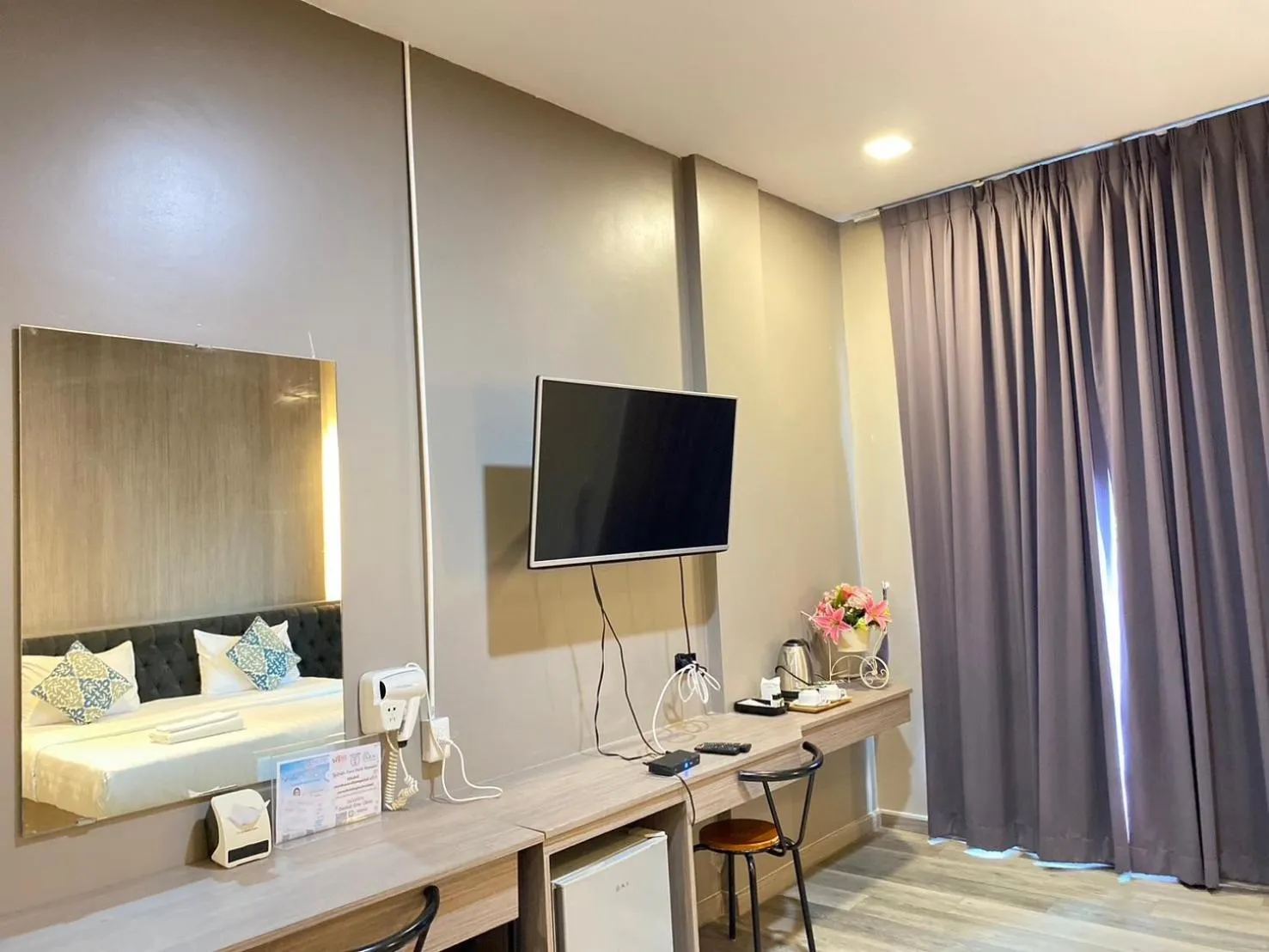 TV and multimedia, Bed in Tara Park Resotel