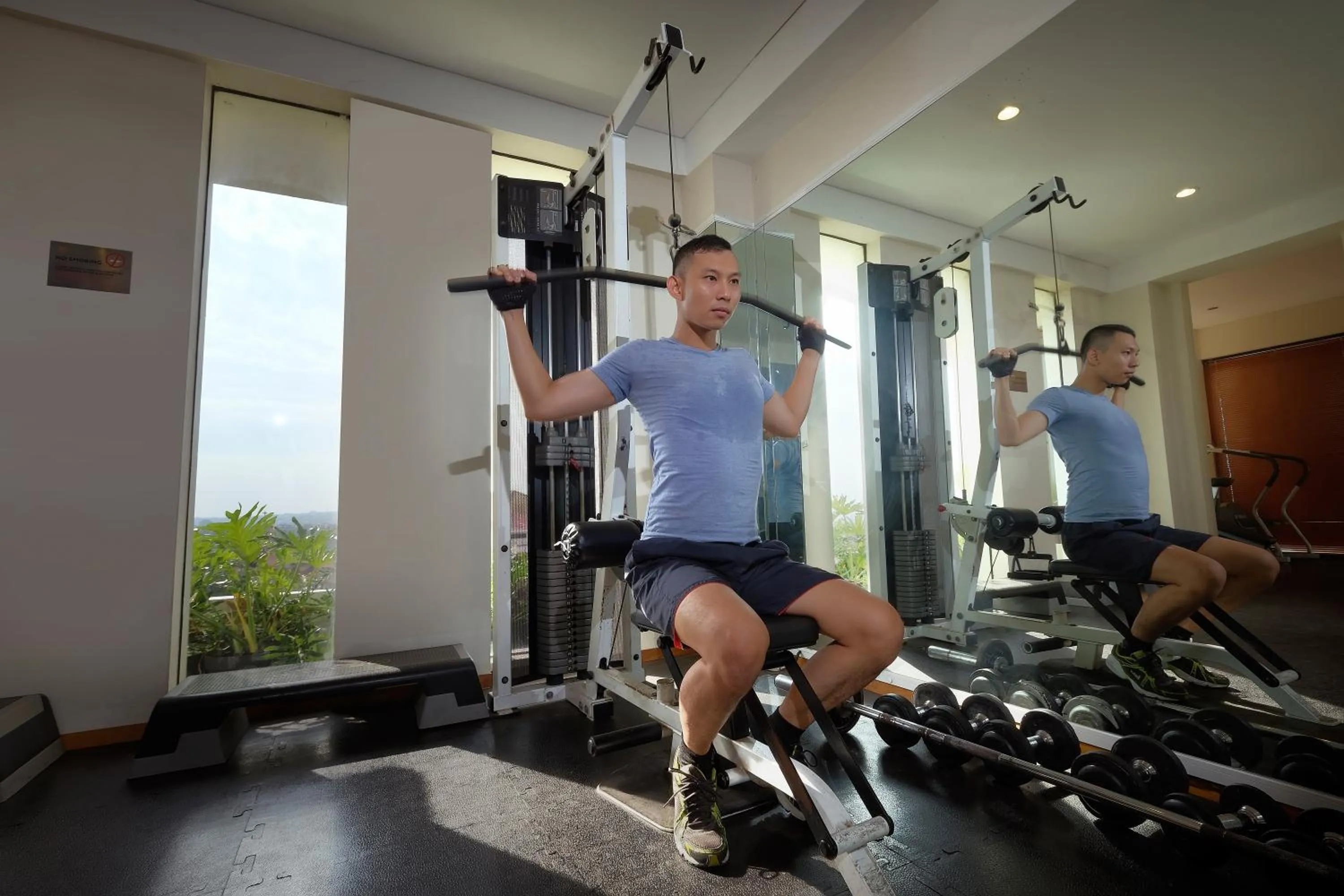 Fitness centre/facilities in Wimarion Hotel Semarang