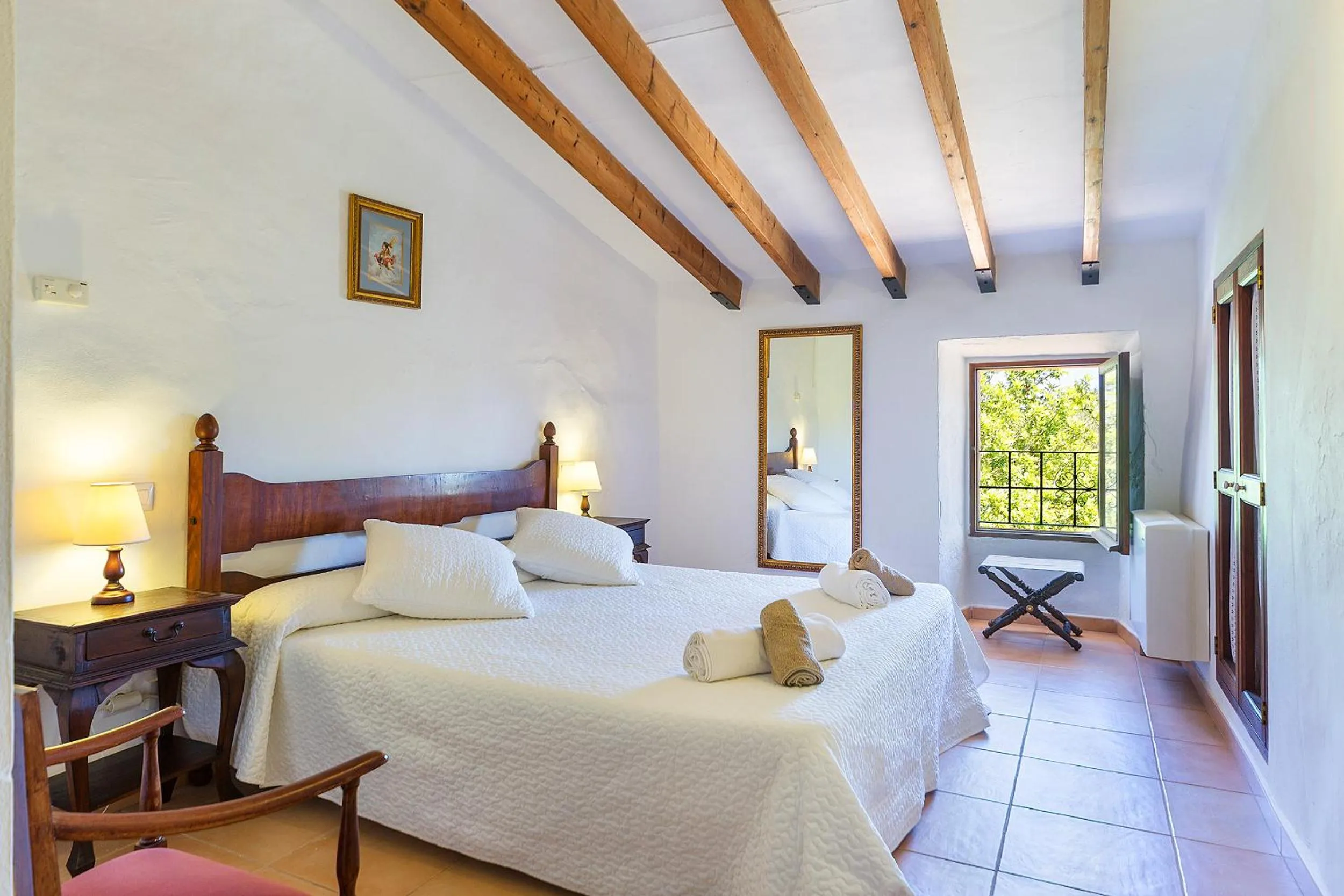 Bedroom, Bed in Agroturisme Ca'n Gaia