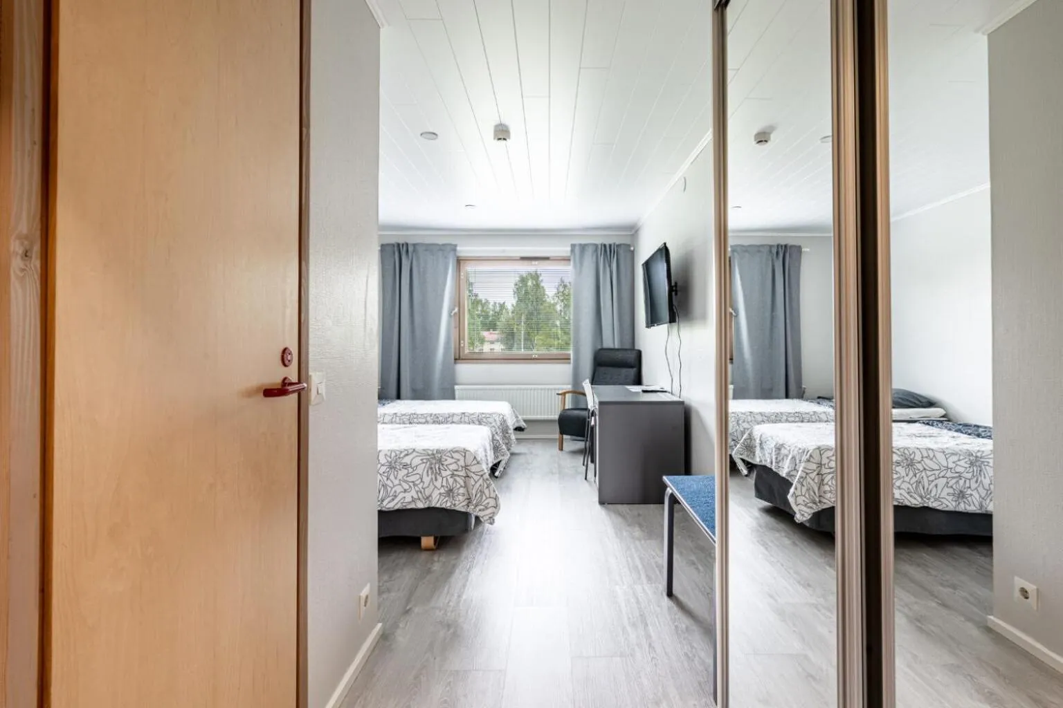 Bed in Hotelli Puustelli Lieksa