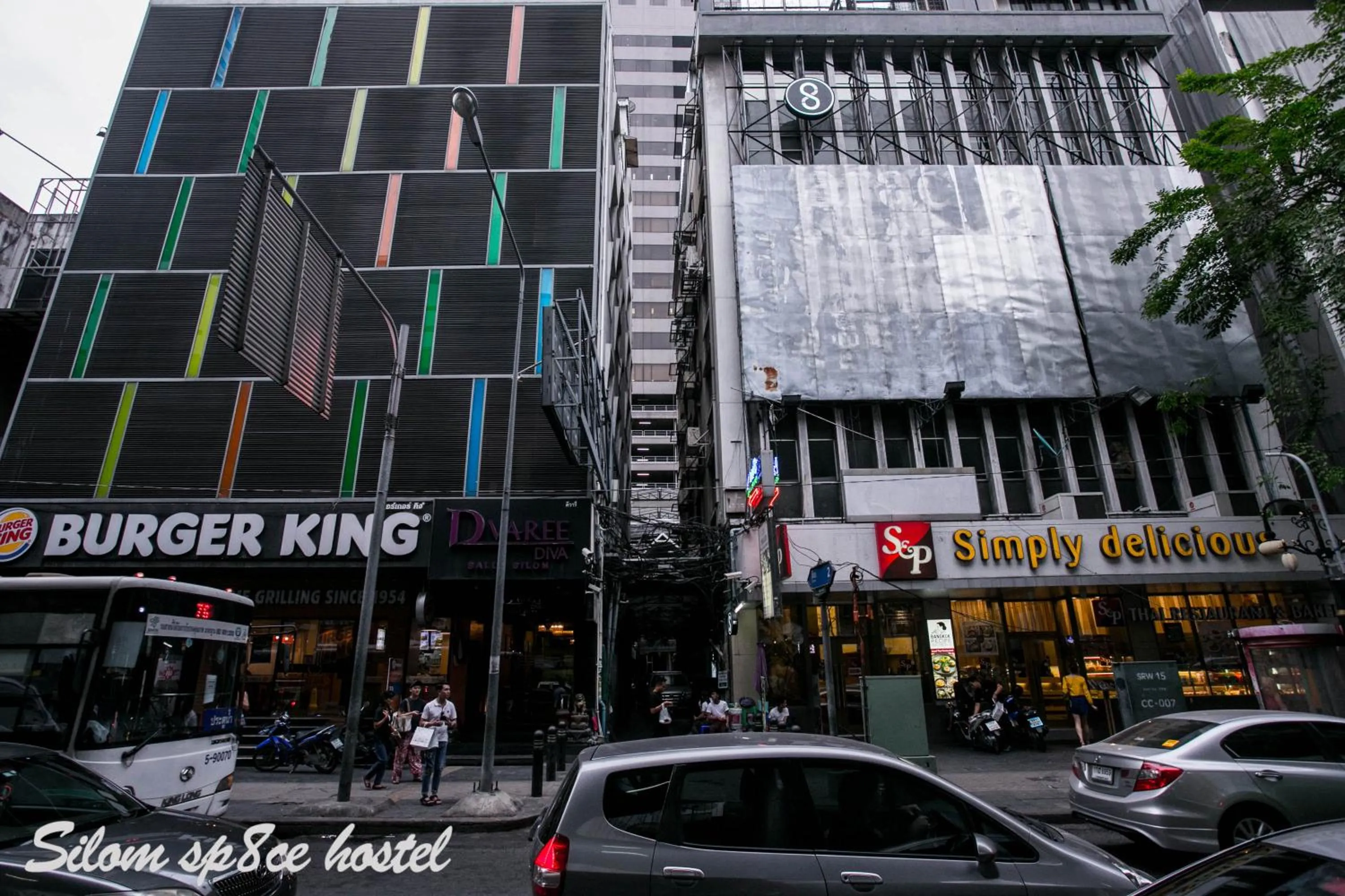 Facade/entrance in Silom Space Hostel