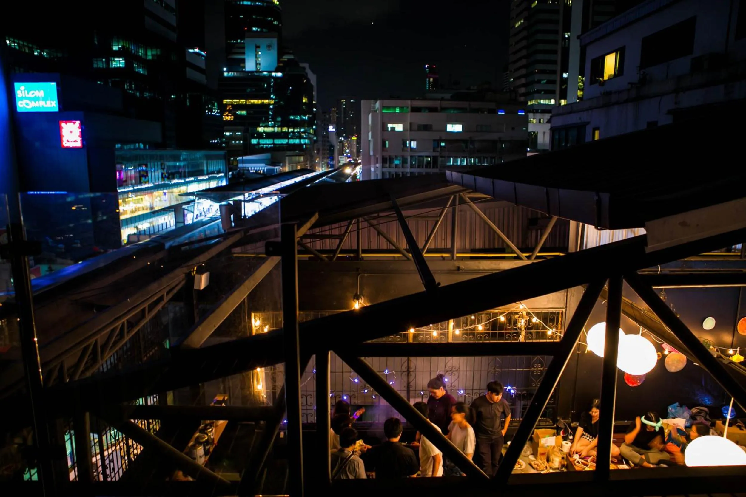 BBQ facilities in Silom Space Hostel