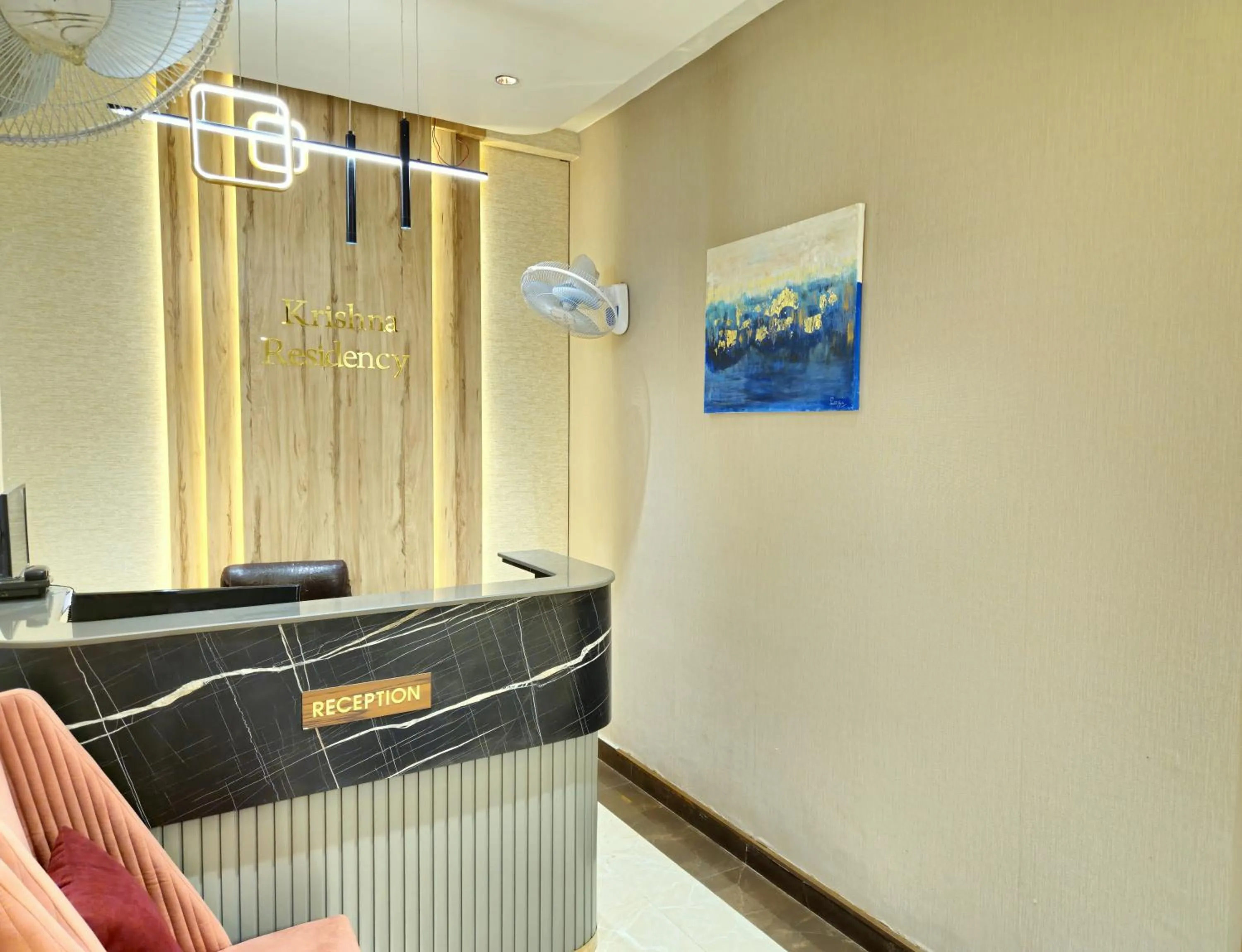 Lobby or reception in Krishna Residency - A Boutique Hotel