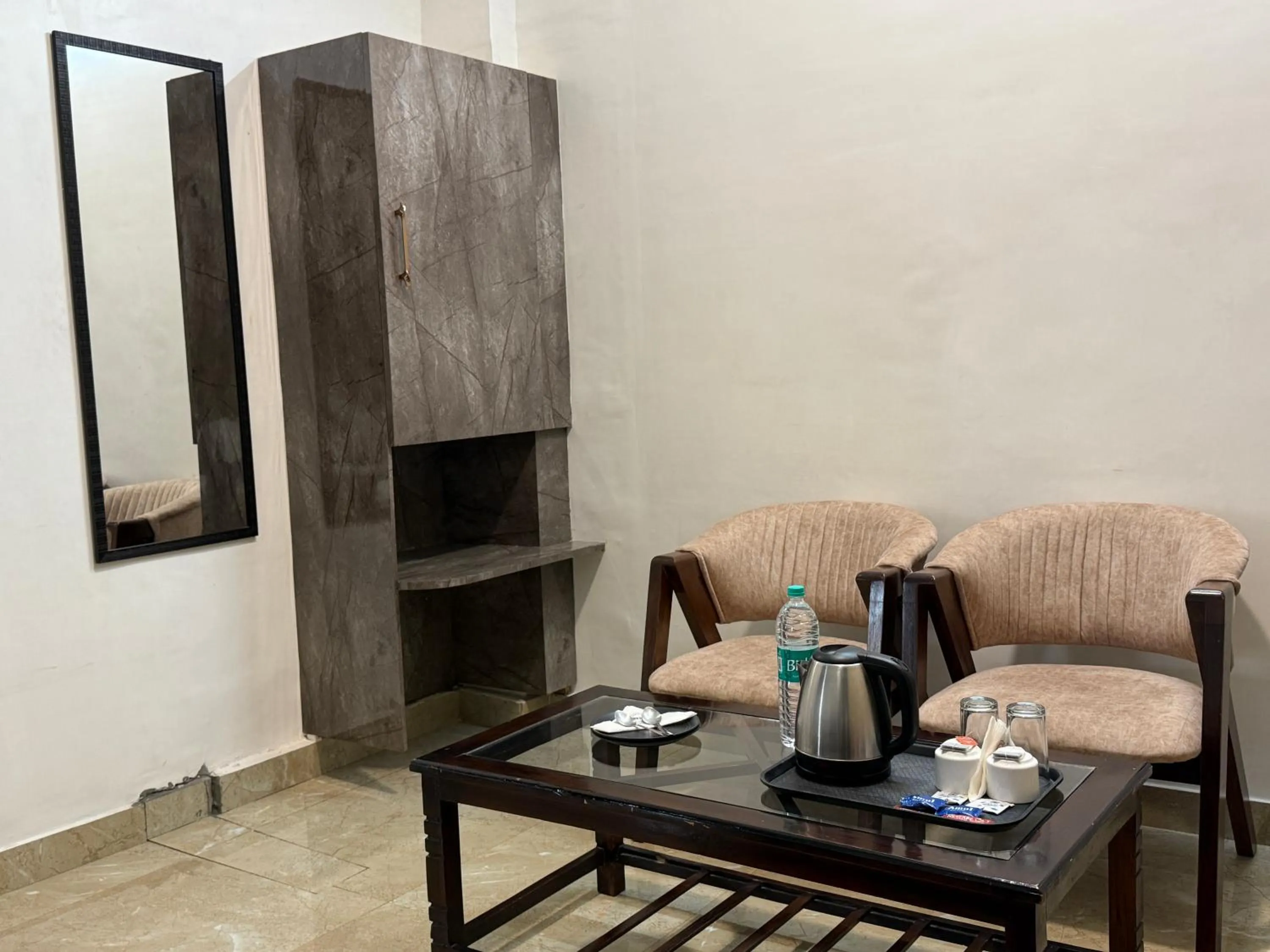 Seating area in Krishna Residency - A Boutique Hotel