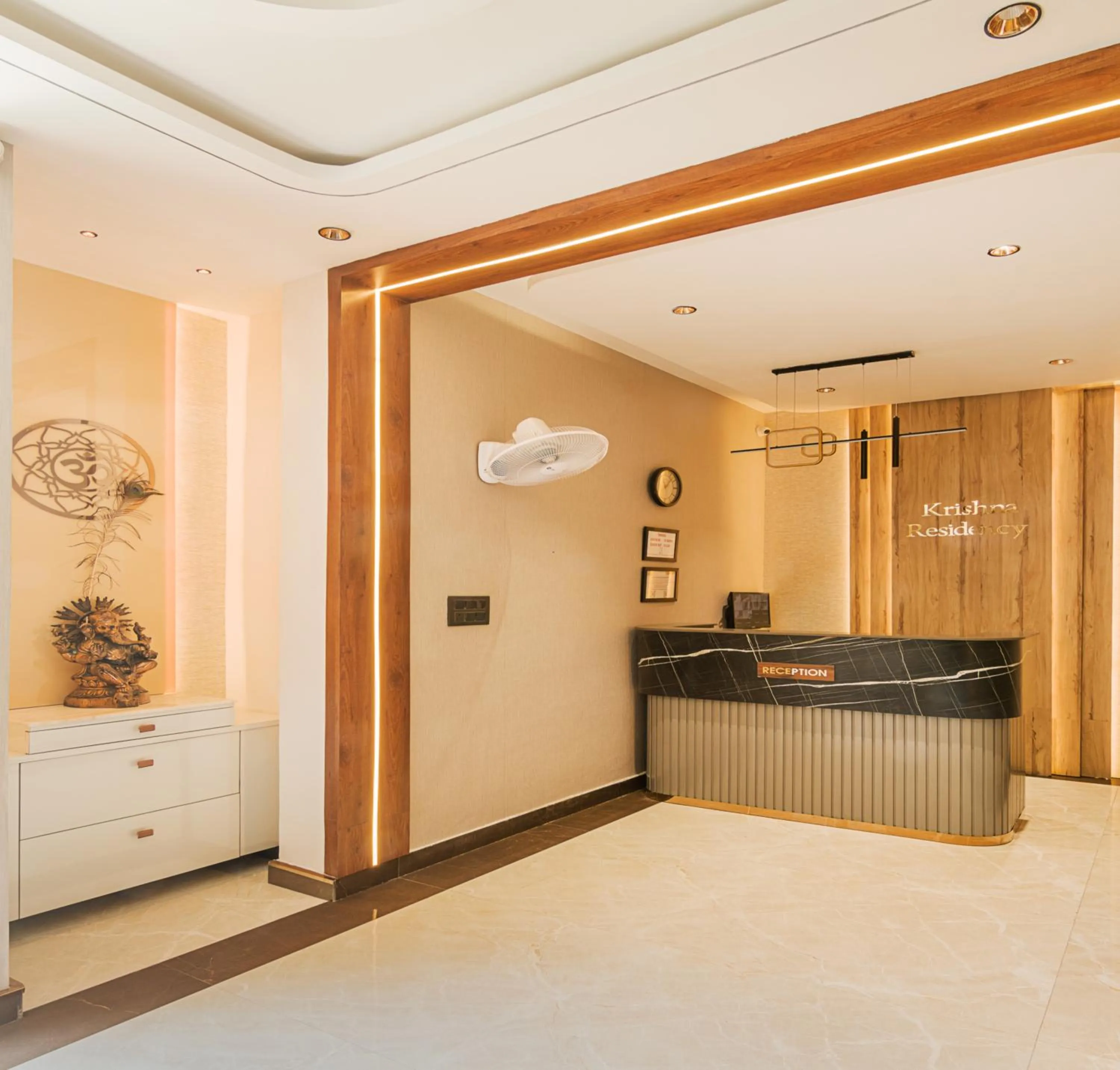 Lobby or reception in Krishna Residency - A Boutique Hotel