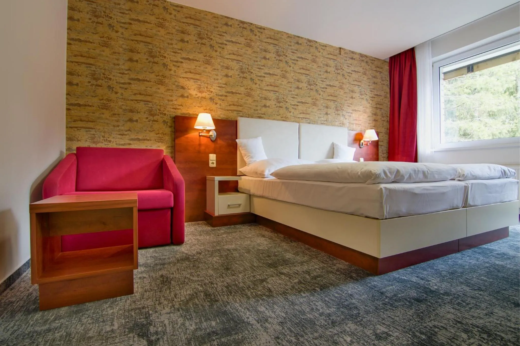 Bed in Hotel Srní a Depandance