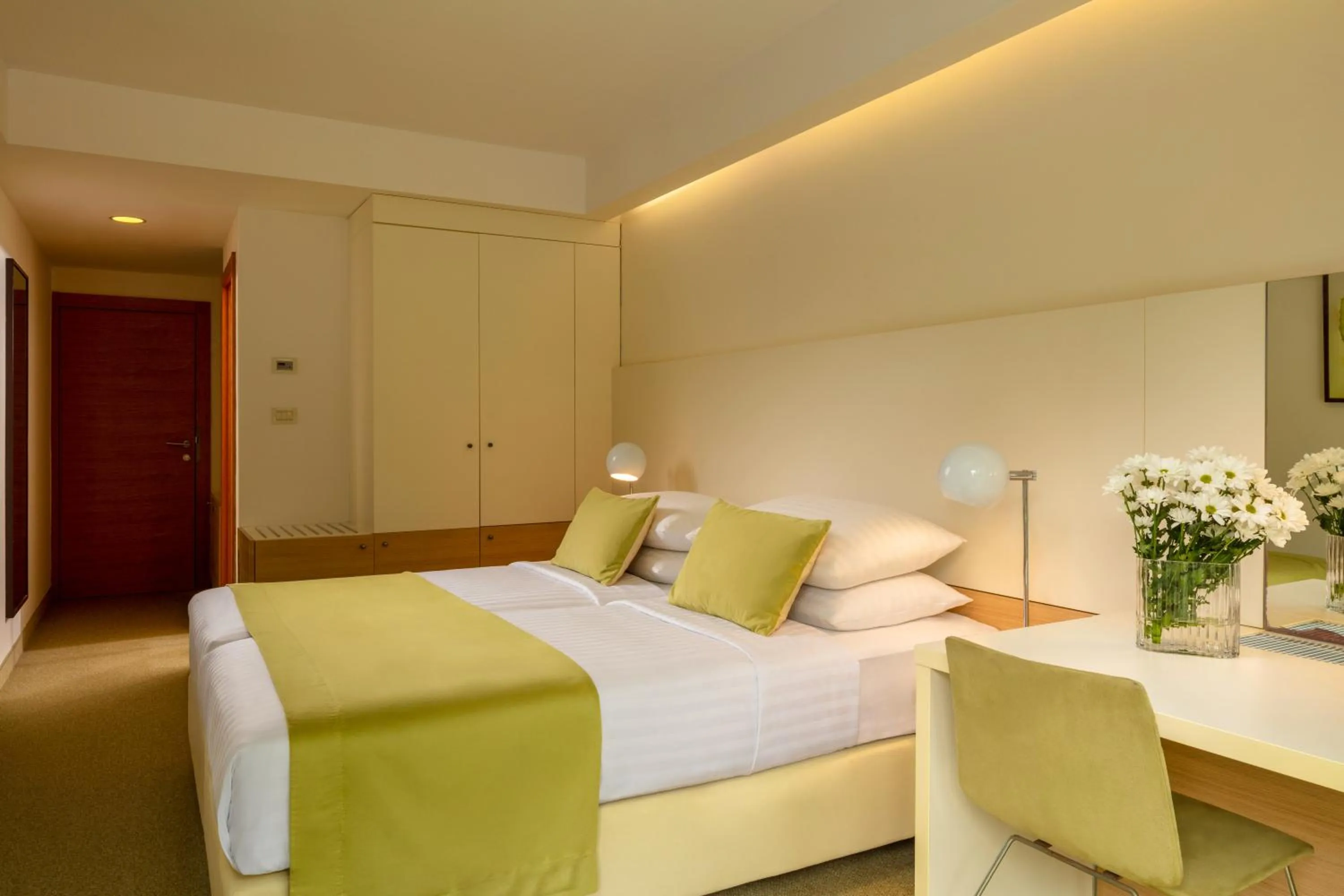 Bed in Family Hotel Vespera