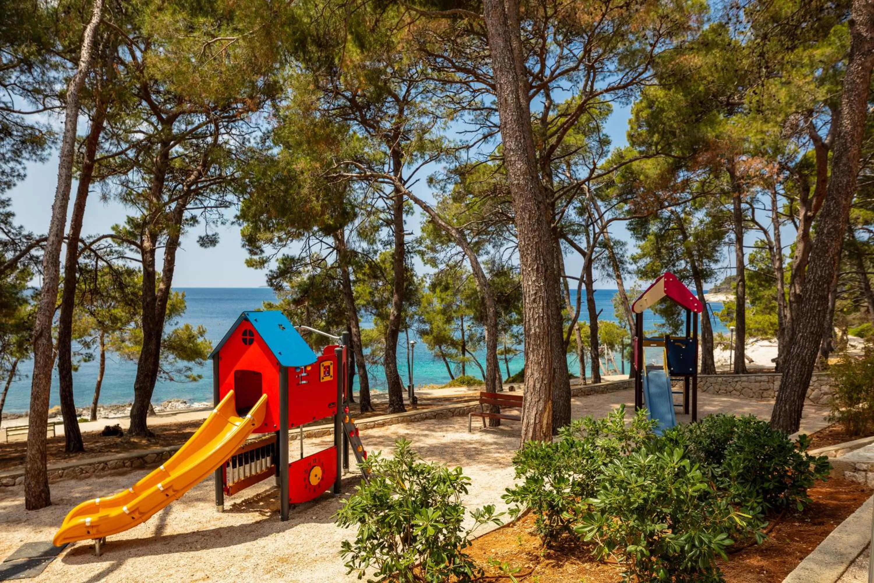 Children play ground in Family Hotel Vespera