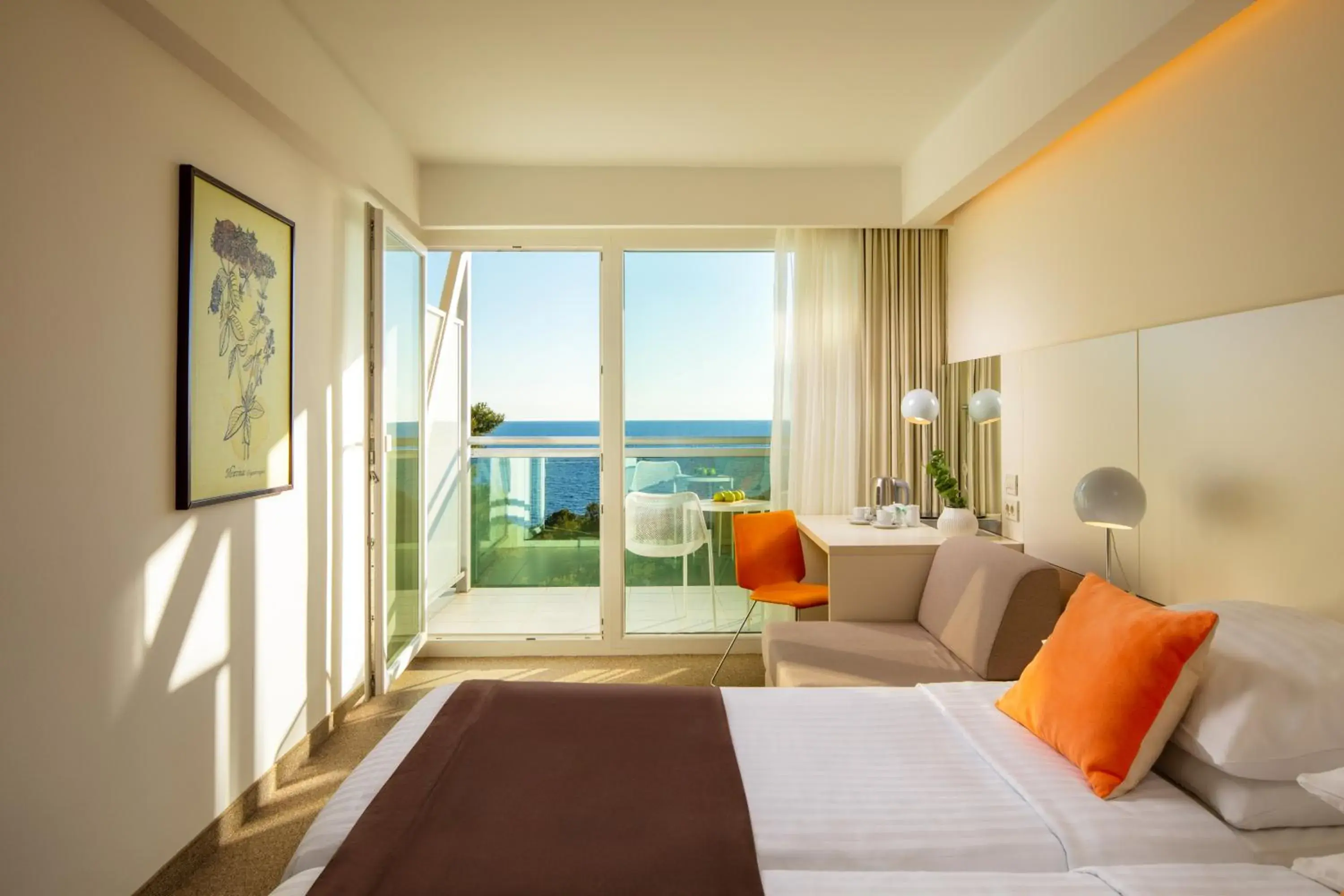 Twin Room with Balcony - Sea Side in Family Hotel Vespera Twin Room with Balcony - Sea Side in Family Hotel Vespera