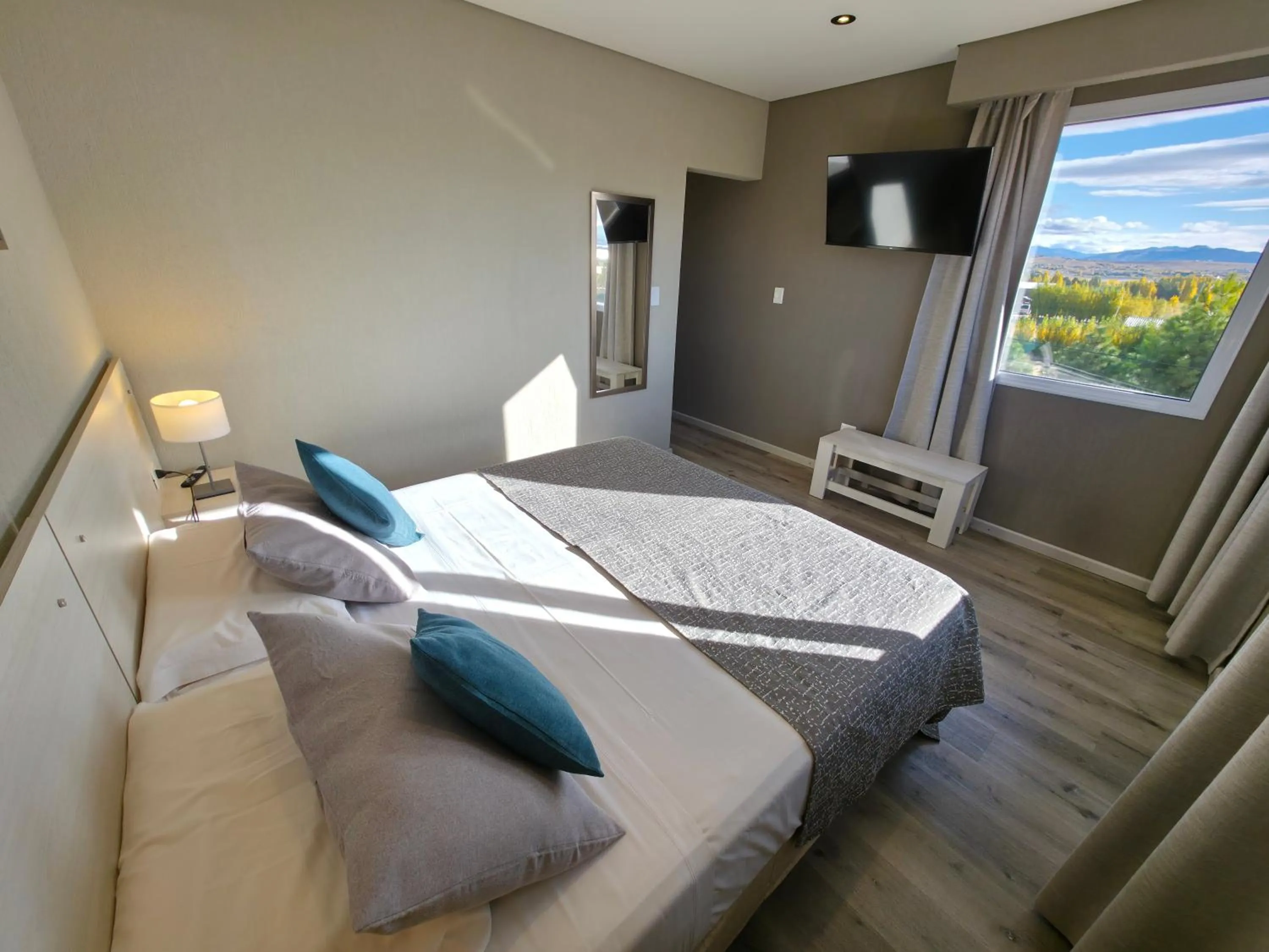 Bed in Tierra Tehuelche Hostería y Aparts