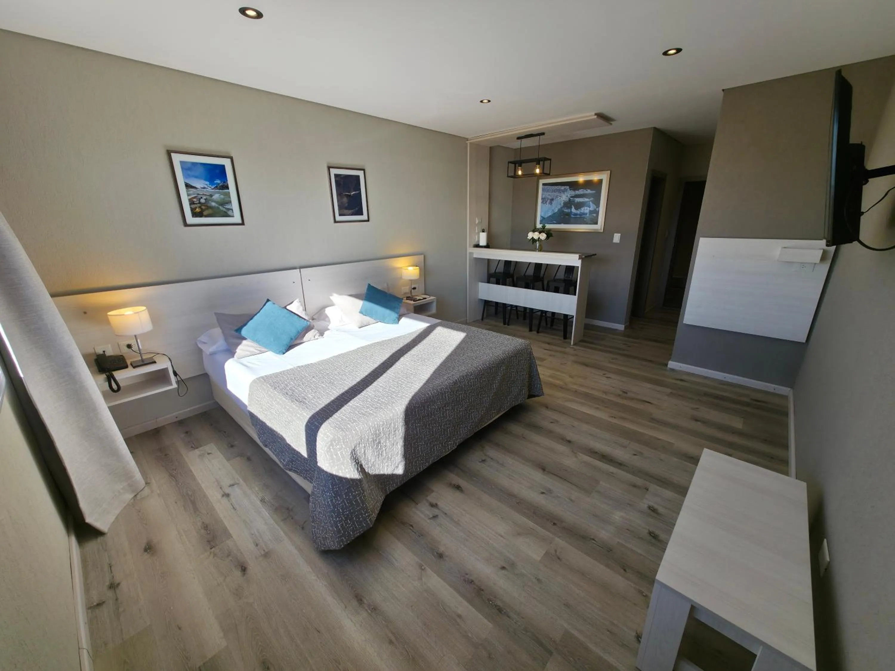 Bed in Tierra Tehuelche Hostería y Aparts