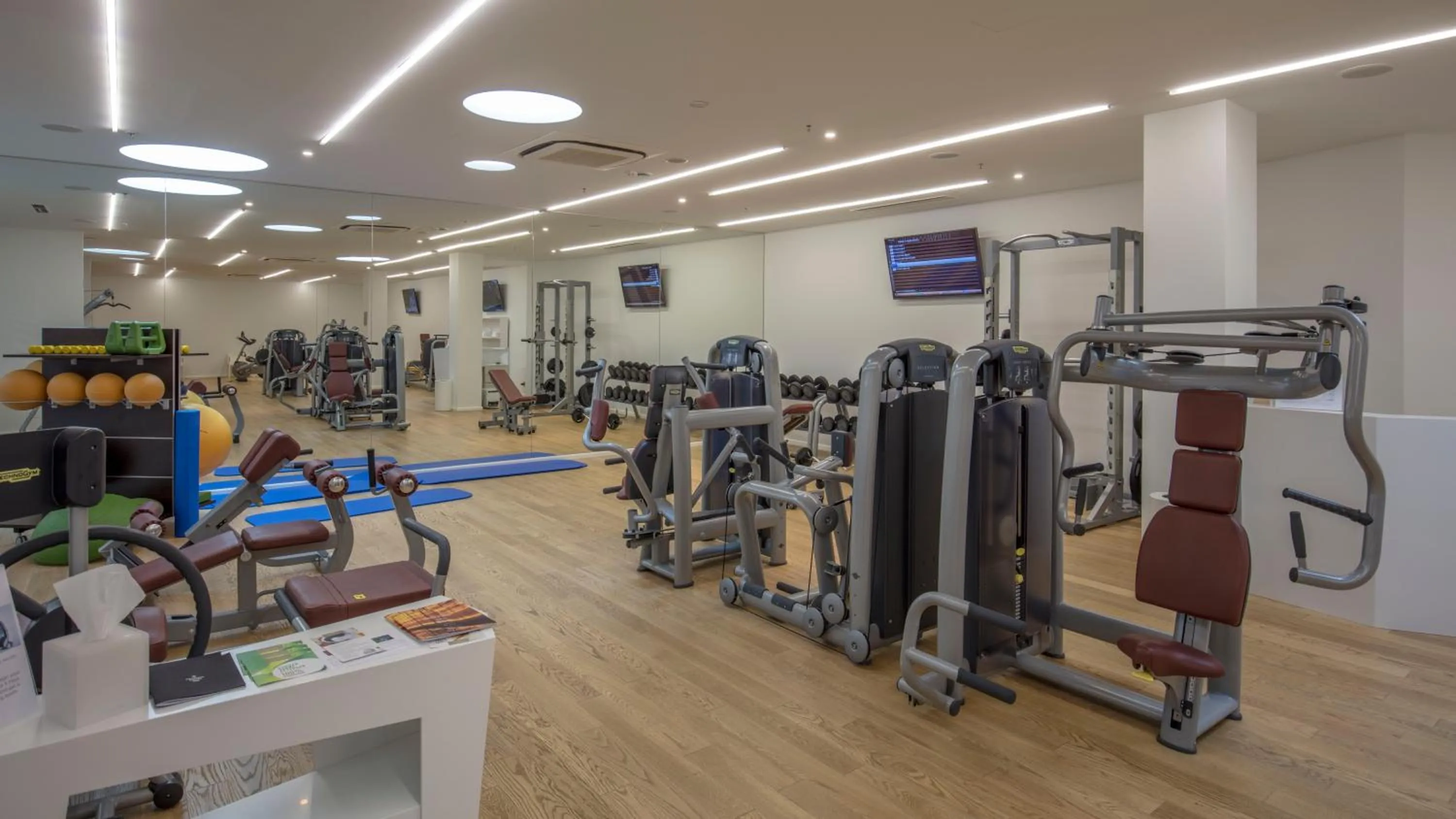 Fitness centre/facilities in Hotel Bellevue