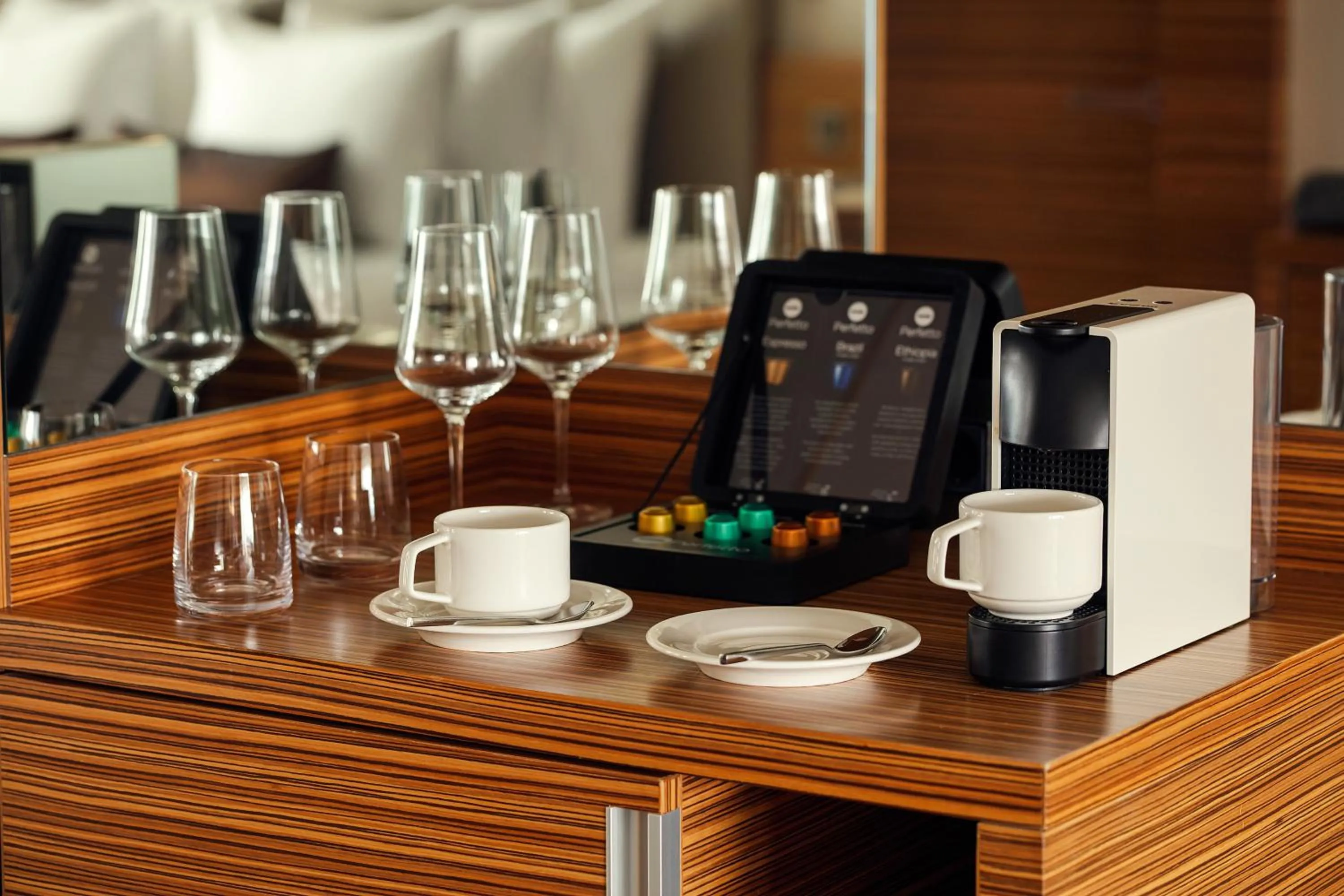Coffee/tea facilities in Hotel Bellevue