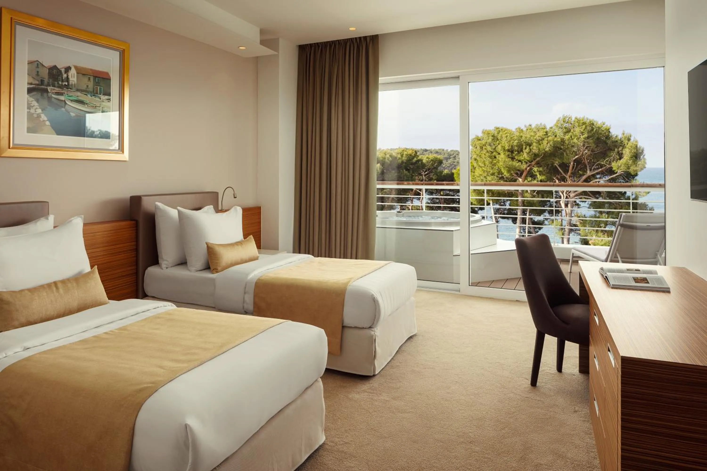 Bed in Hotel Bellevue