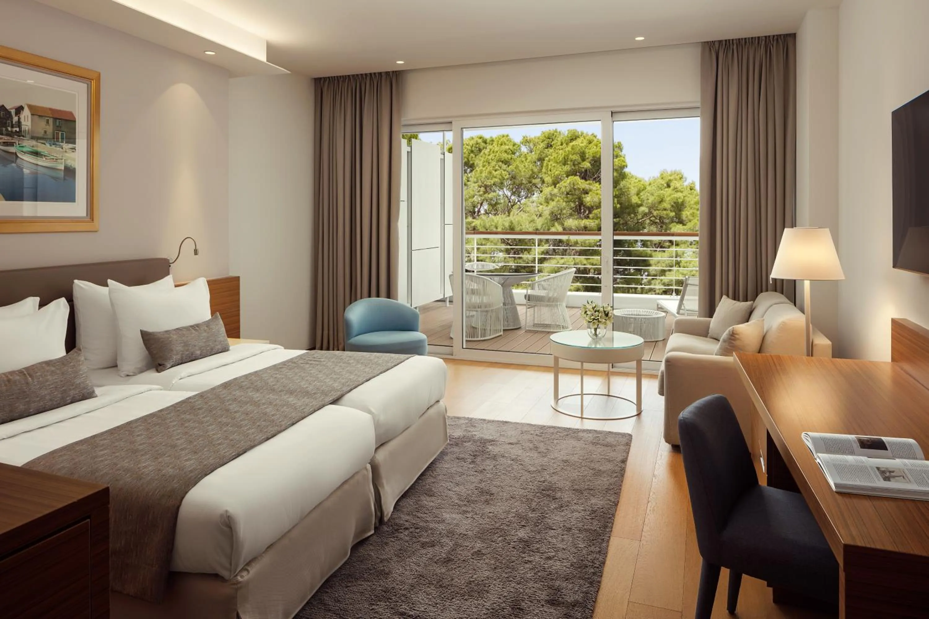 Bed in Hotel Bellevue