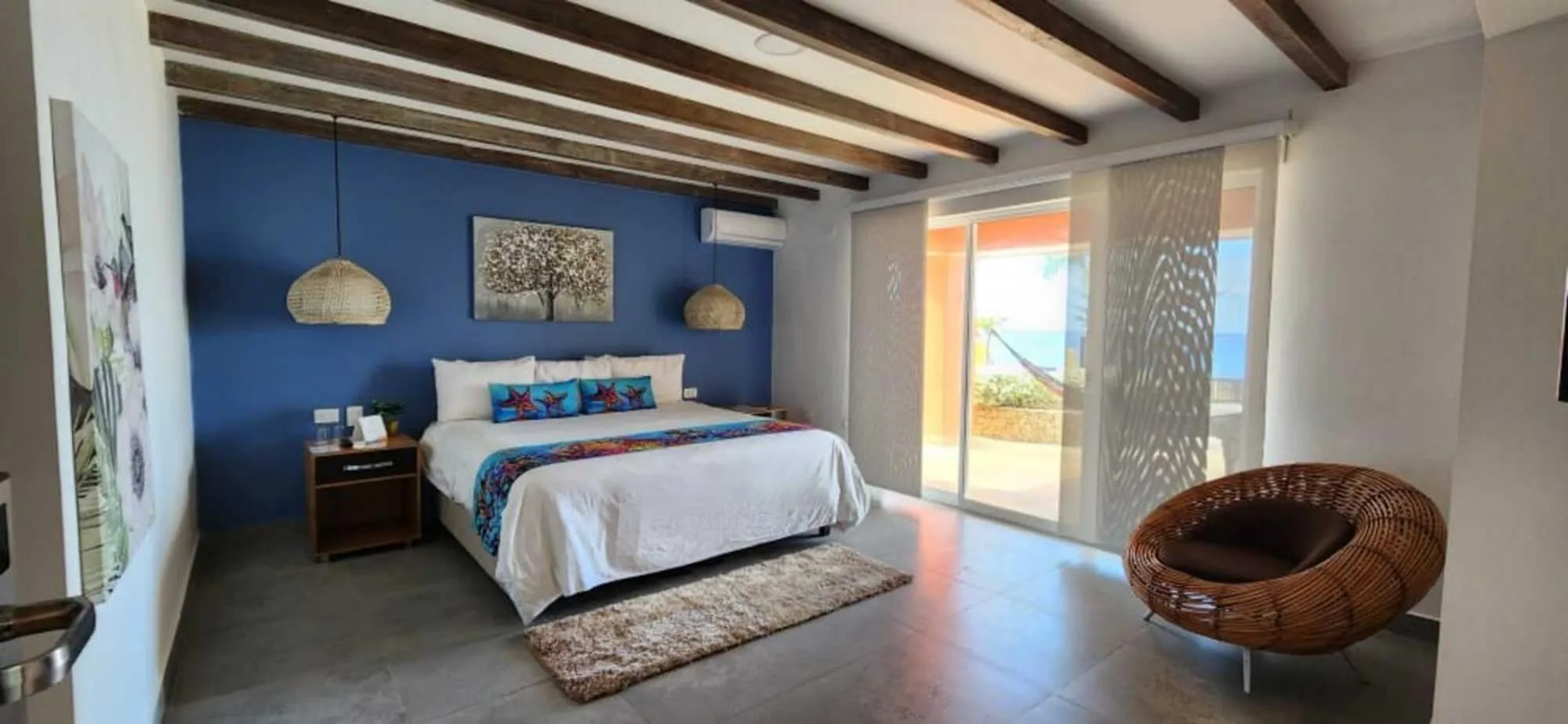 Bed in Solare SAI Ecohotel